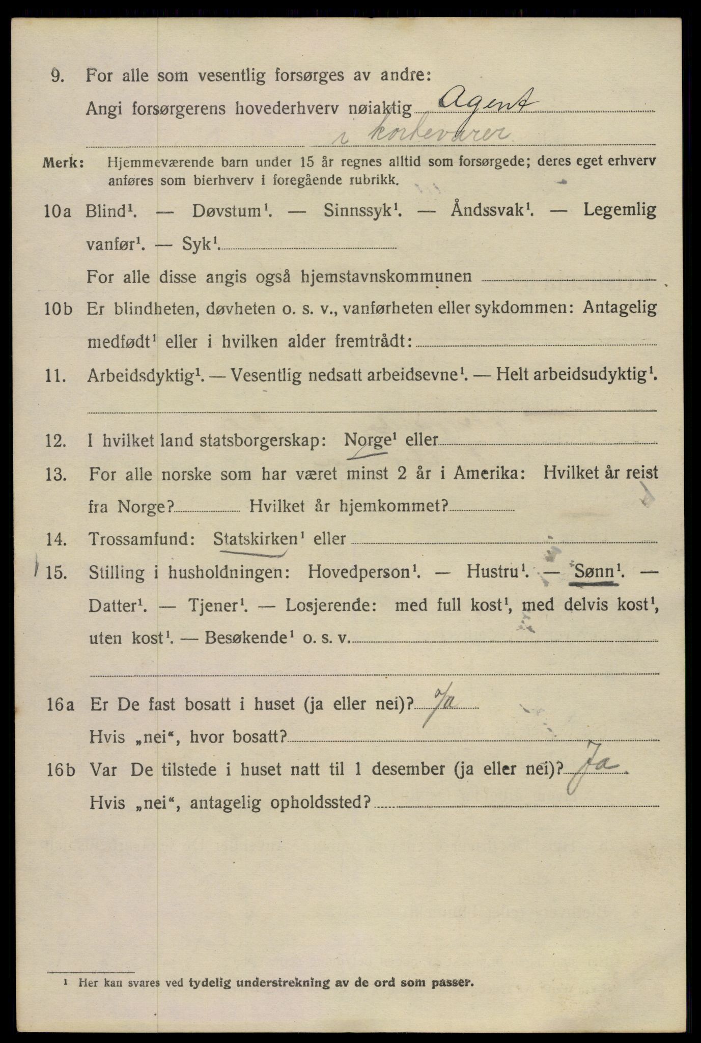 SAO, 1920 census for Kristiania, 1920, p. 326714