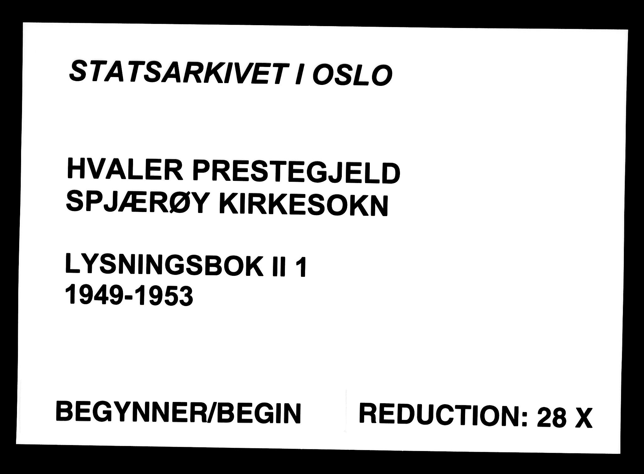 Hvaler prestekontor Kirkebøker, SAO/A-2001/H/Hb/L0001: Banns register no. II 1, 1949-1953