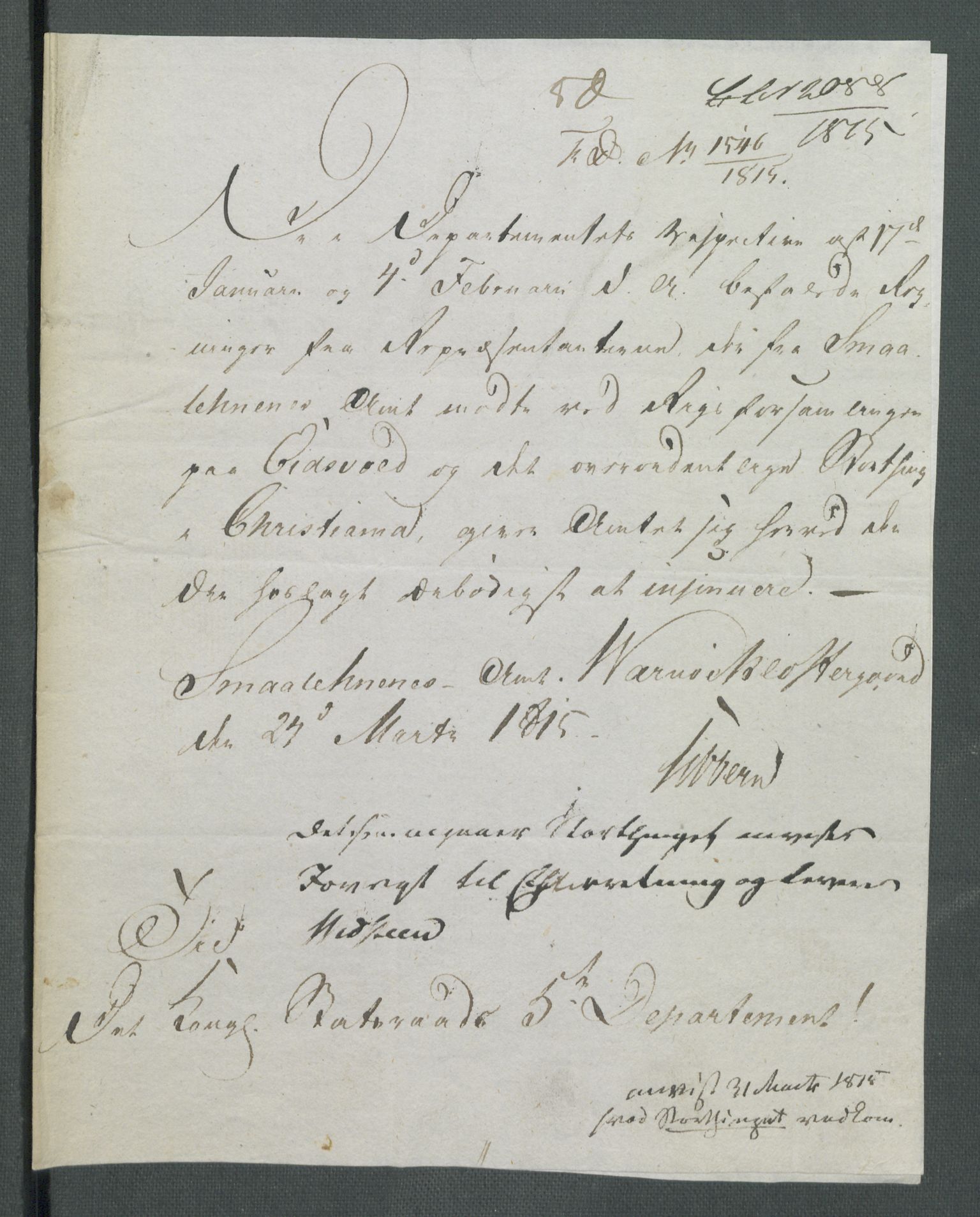 5. departement for finans-, handels- og tollfaget, RA/S-3893/C/Cb/L0014: Regninger fra Riksforsamlingens deputerede, 1814, p. 73