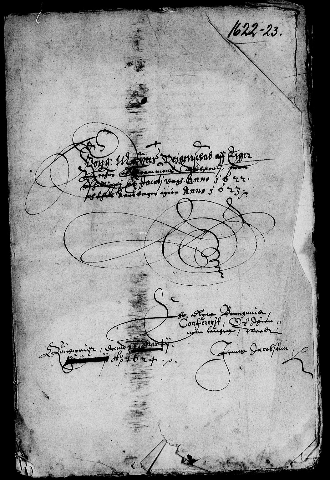 Rentekammeret inntil 1814, Reviderte regnskaper, Lensregnskaper, AV/RA-EA-5023/R/Rb/Rbm/L0002: Eiker len, 1617-1622