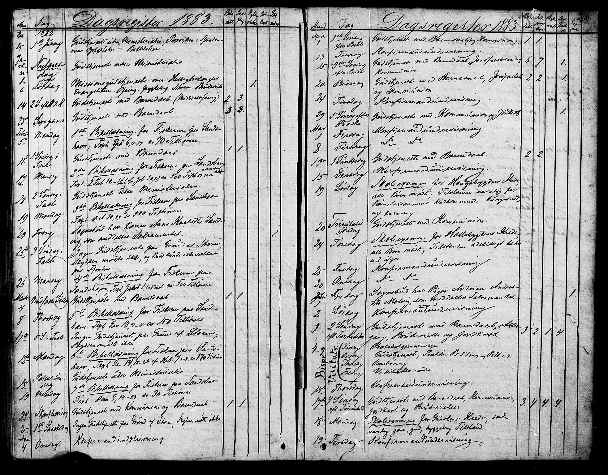 Ministerialprotokoller, klokkerbøker og fødselsregistre - Møre og Romsdal, AV/SAT-A-1454/503/L0034: Parish register (official) no. 503A02, 1841-1884, p. 376