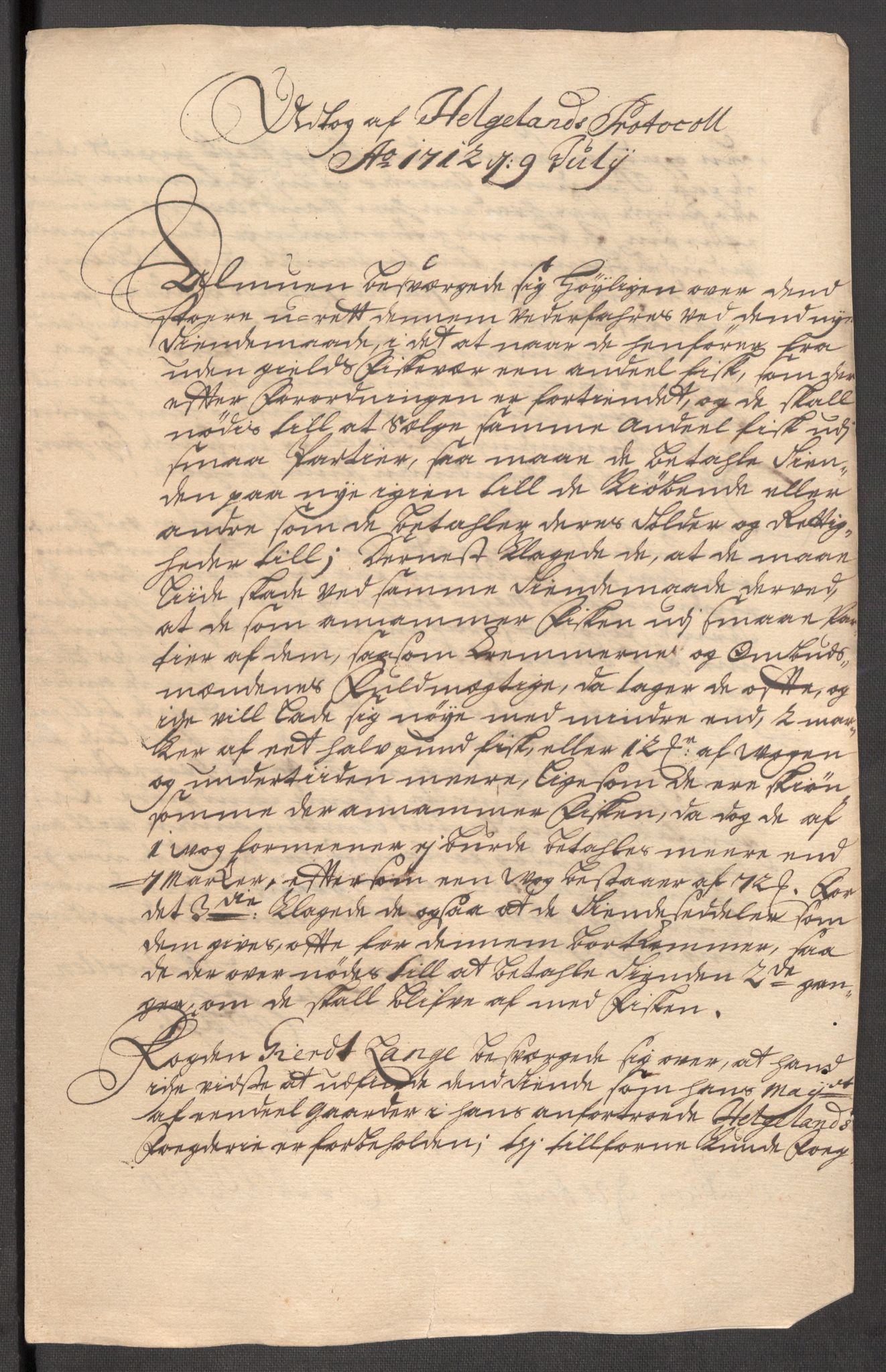 Rentekammeret inntil 1814, Reviderte regnskaper, Fogderegnskap, AV/RA-EA-4092/R65/L4511: Fogderegnskap Helgeland, 1710-1711, p. 396