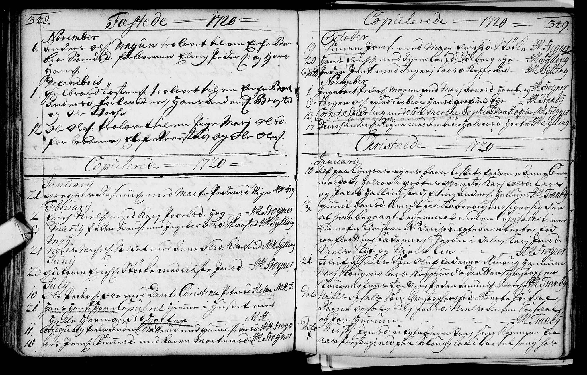 Lier kirkebøker, SAKO/A-230/F/Fa/L0002: Parish register (official) no. I 2, 1701-1726, p. 348-349