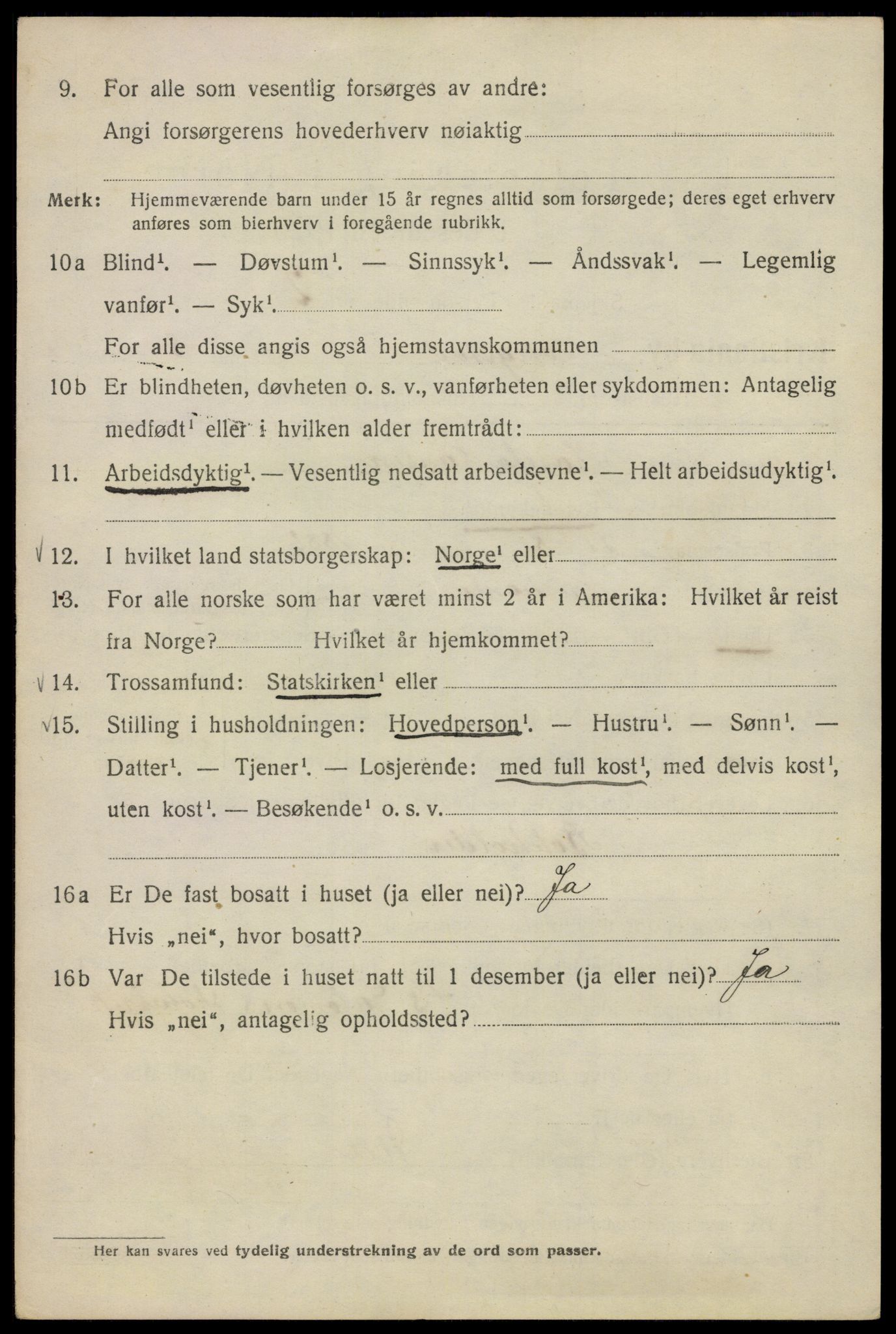 SAO, 1920 census for Kristiania, 1920, p. 232694