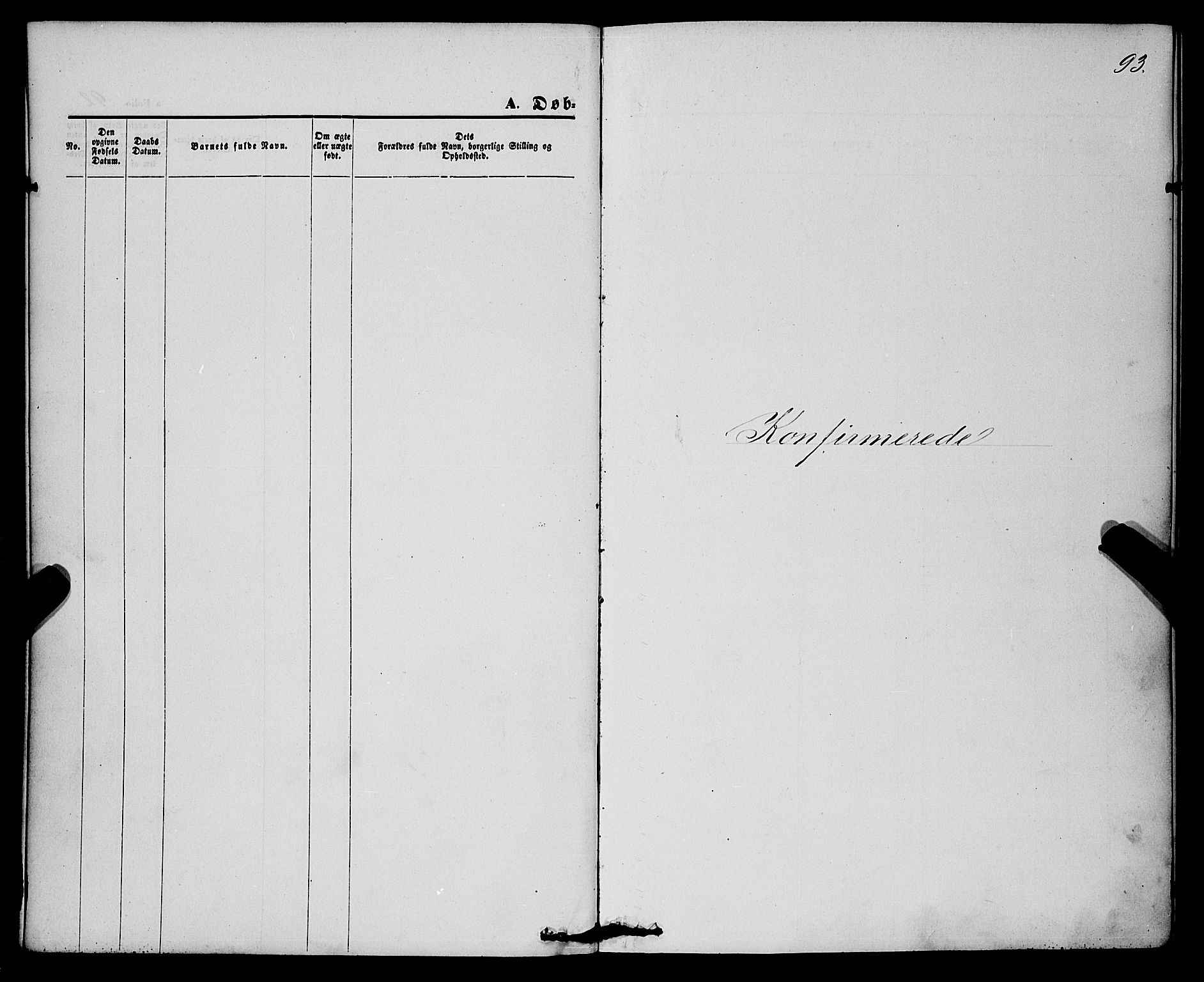 Balestrand sokneprestembete, SAB/A-79601/H/Haa/Haaa/L0003: Parish register (official) no. A 3, 1867-1878, p. 93