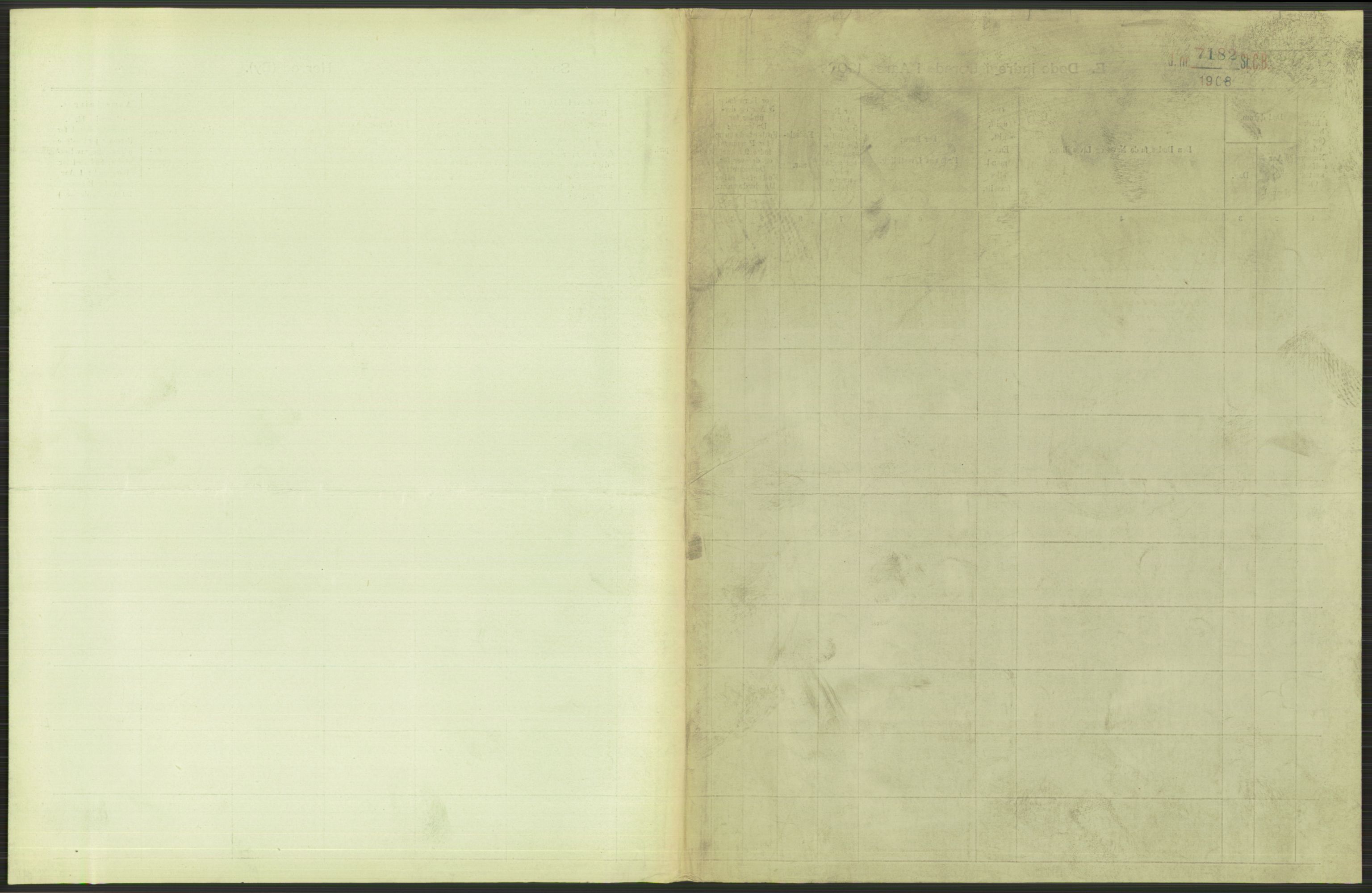 Statistisk sentralbyrå, Sosiodemografiske emner, Befolkning, AV/RA-S-2228/D/Df/Dfa/Dfae/L0010: Kristiania: Døde, dødfødte, 1907, p. 405