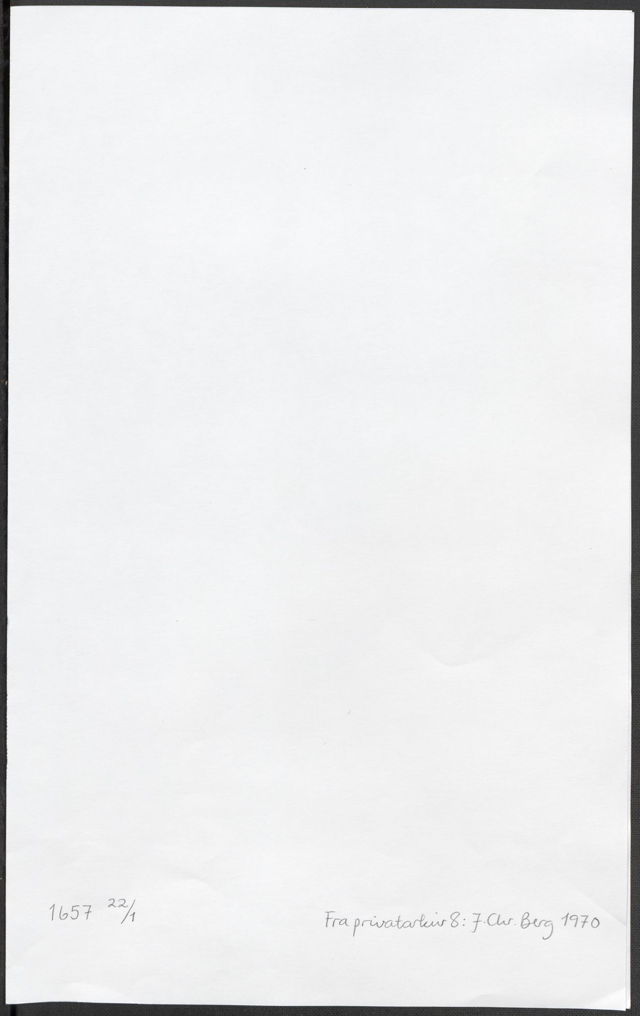 Riksarkivets diplomsamling, AV/RA-EA-5965/F15/L0024: Prestearkiv - Vestfold, 1619-1681, p. 175