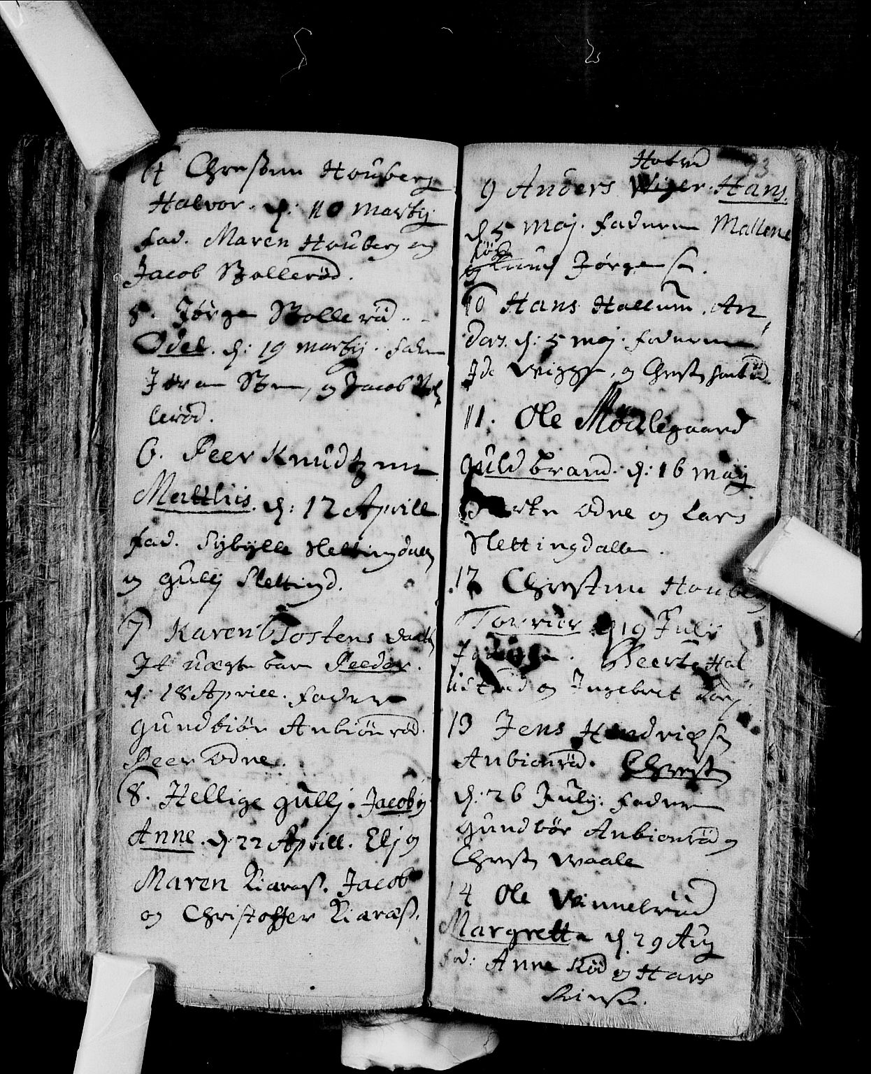 Andebu kirkebøker, SAKO/A-336/F/Fa/L0001: Parish register (official) no. 1 /1, 1623-1738, p. 93