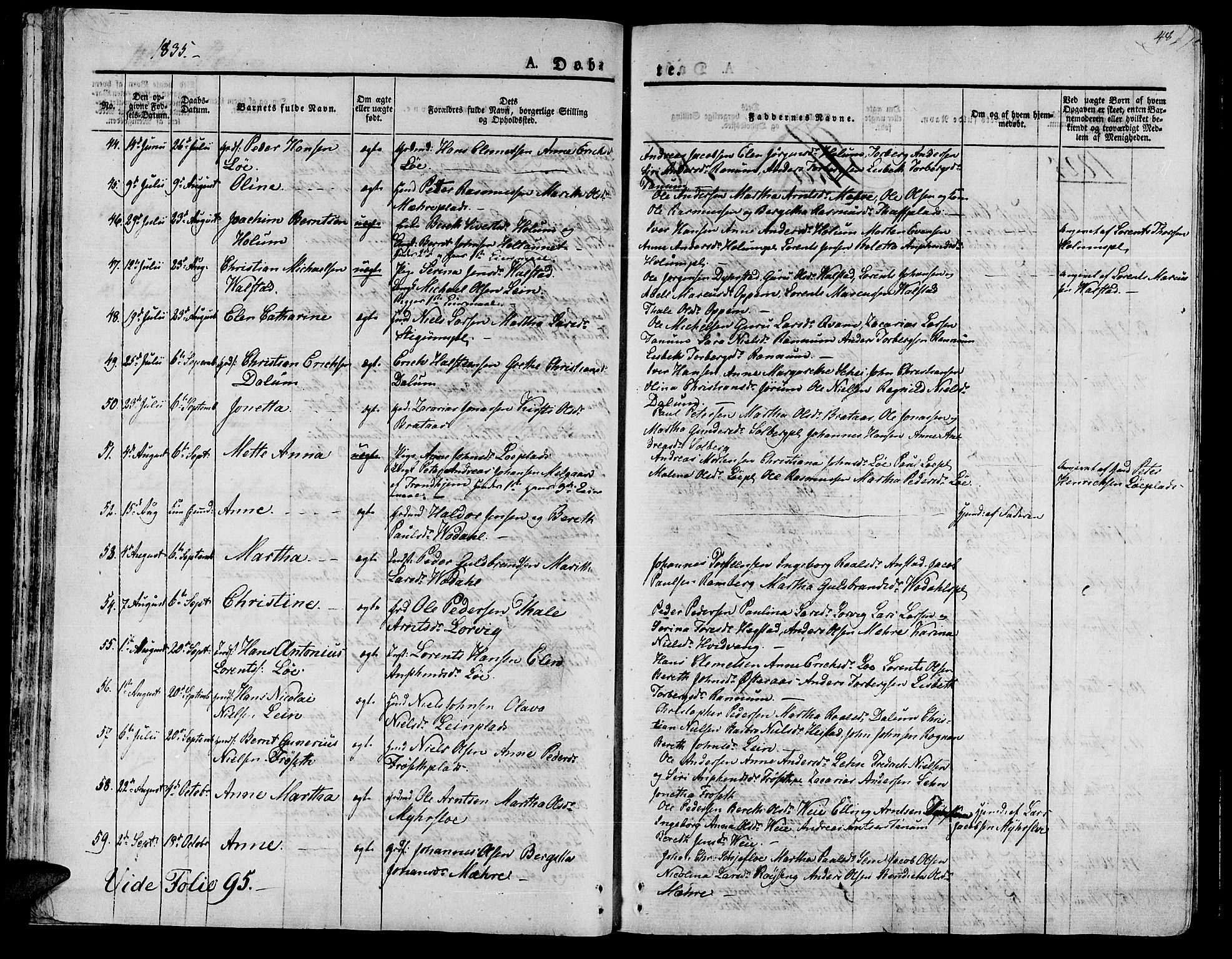 Ministerialprotokoller, klokkerbøker og fødselsregistre - Nord-Trøndelag, AV/SAT-A-1458/735/L0336: Parish register (official) no. 735A05 /1, 1825-1835, p. 48