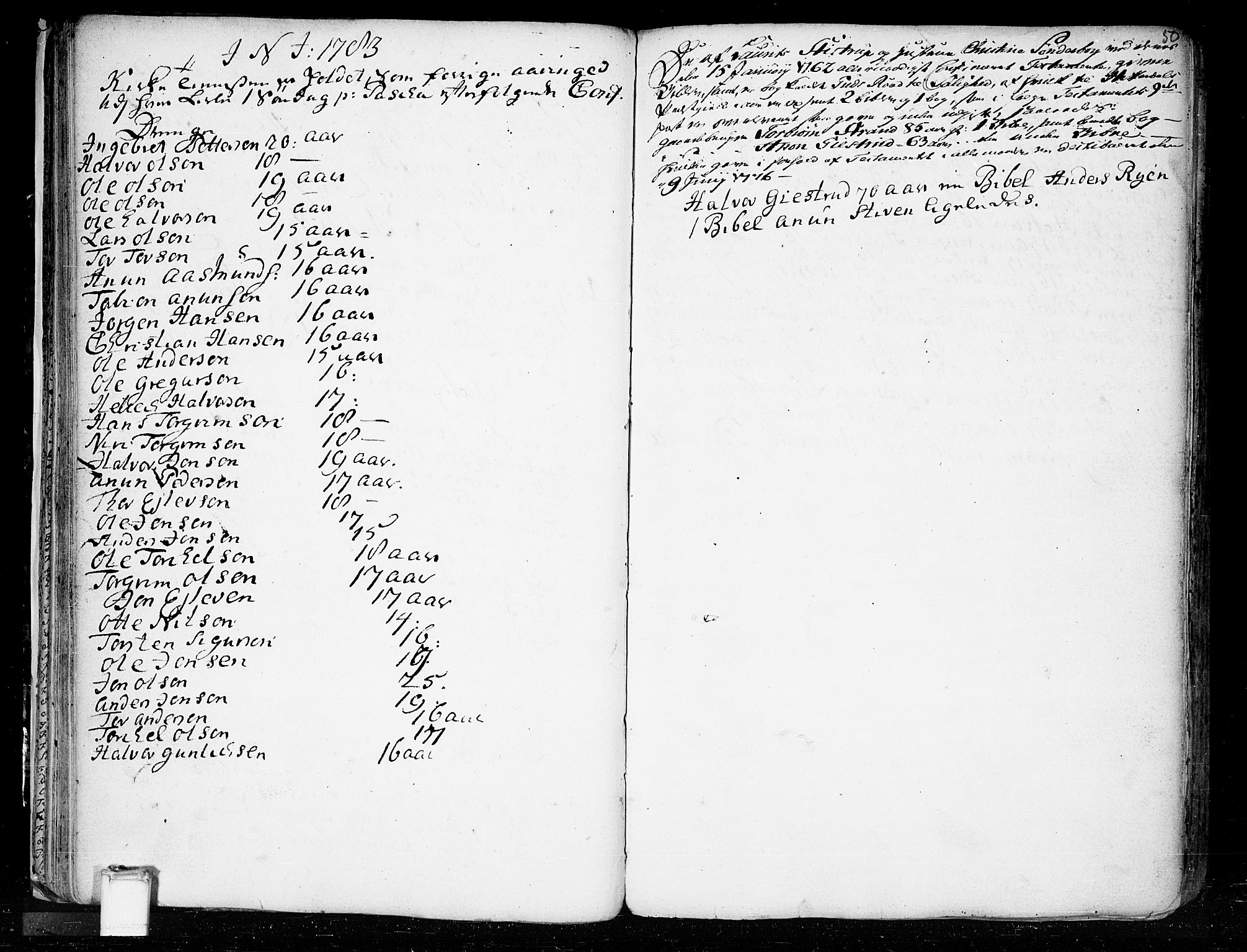 Heddal kirkebøker, SAKO/A-268/F/Fa/L0003: Parish register (official) no. I 3, 1723-1783, p. 50
