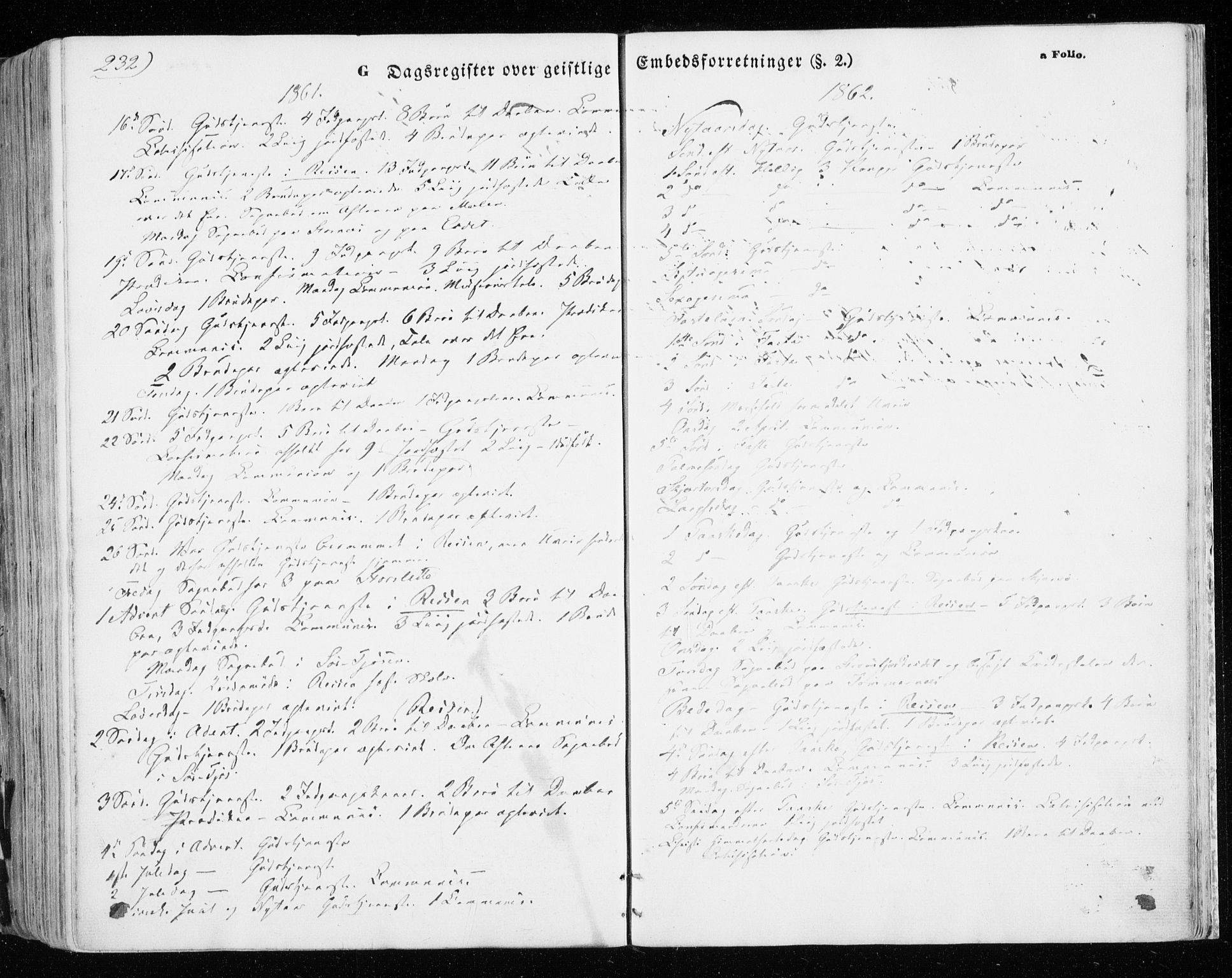 Skjervøy sokneprestkontor, SATØ/S-1300/H/Ha/Haa/L0007kirke: Parish register (official) no. 7, 1860-1870, p. 232