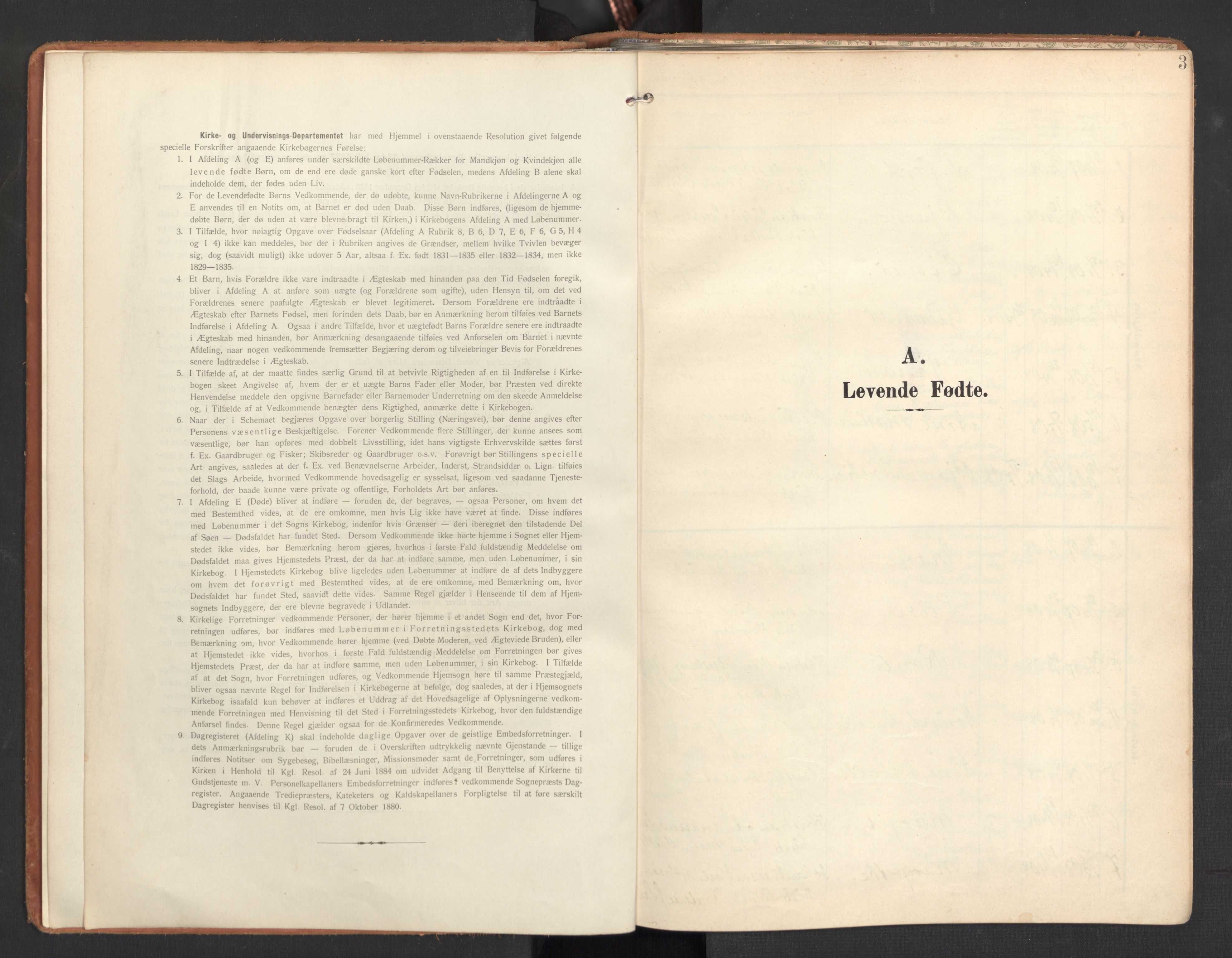 Eidsvoll prestekontor Kirkebøker, SAO/A-10888/G/Gb: Parish register (copy) no. II 3, 1908-1919, p. 3