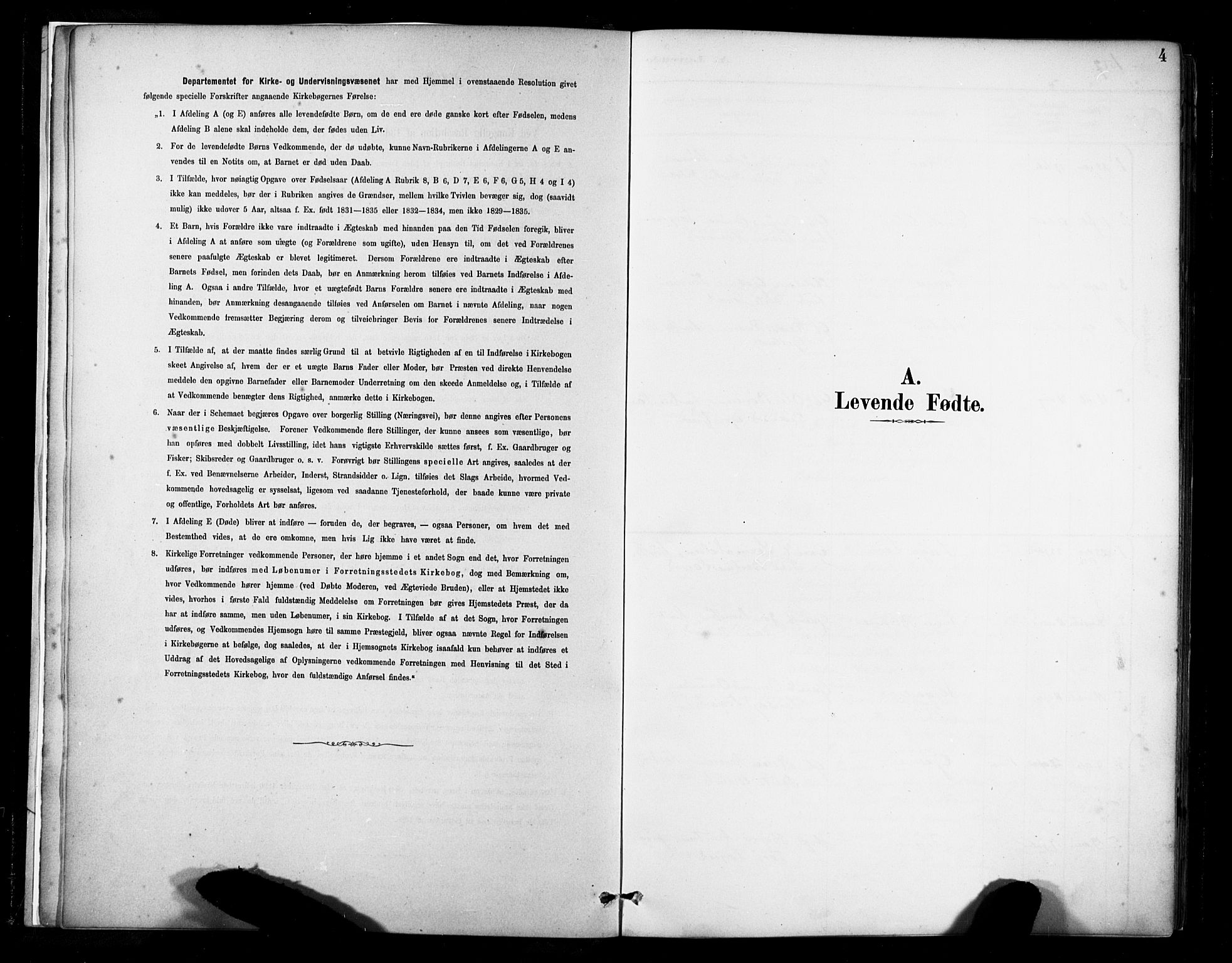 Lund sokneprestkontor, SAST/A-101809/S06/L0012: Parish register (official) no. A 11, 1887-1921, p. 4