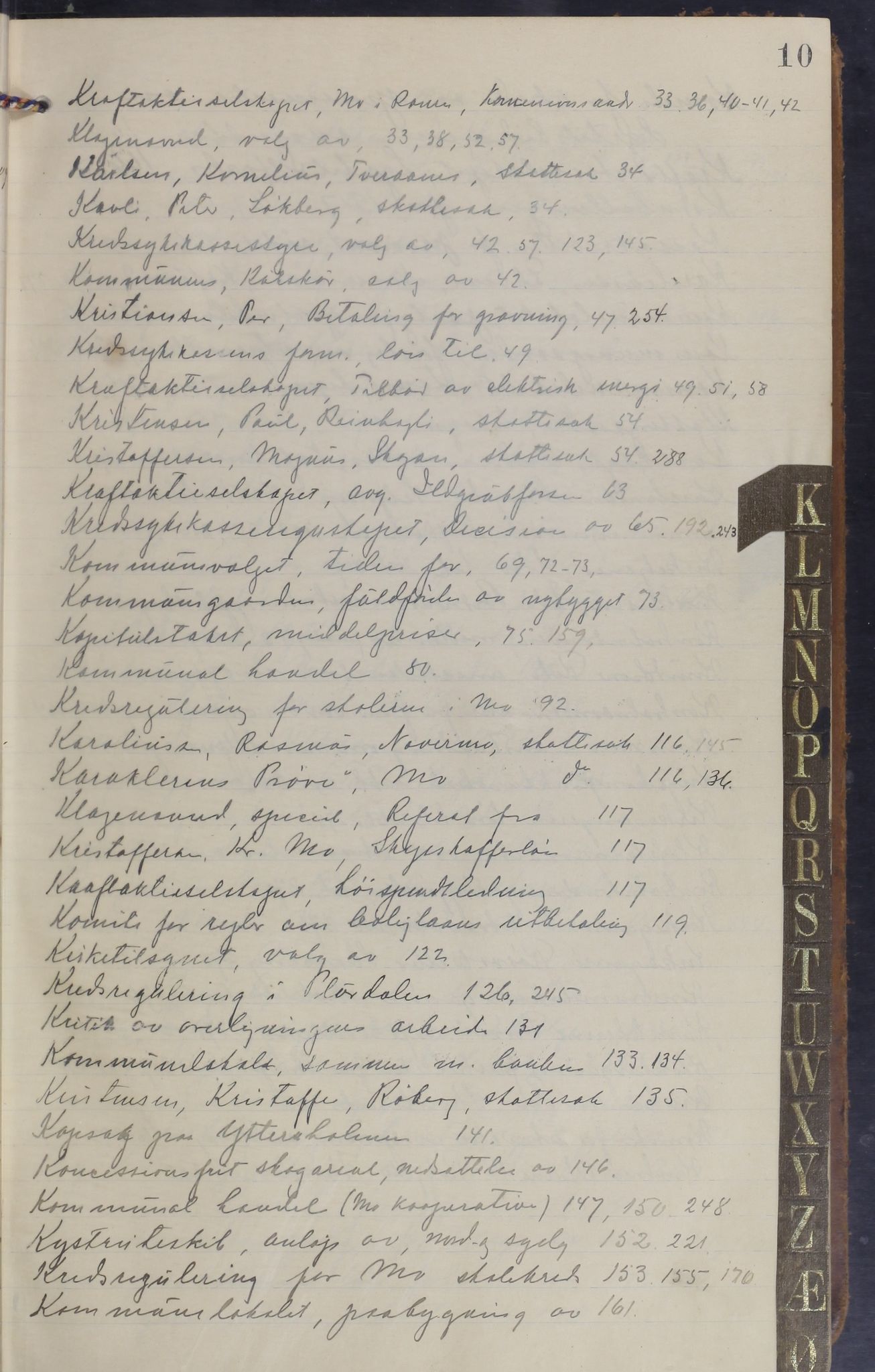 Mo kommune. Formannskapet, AIN/K-18031.150/A/Aa/L0006: Møtebok, 1915-1919, p. 10