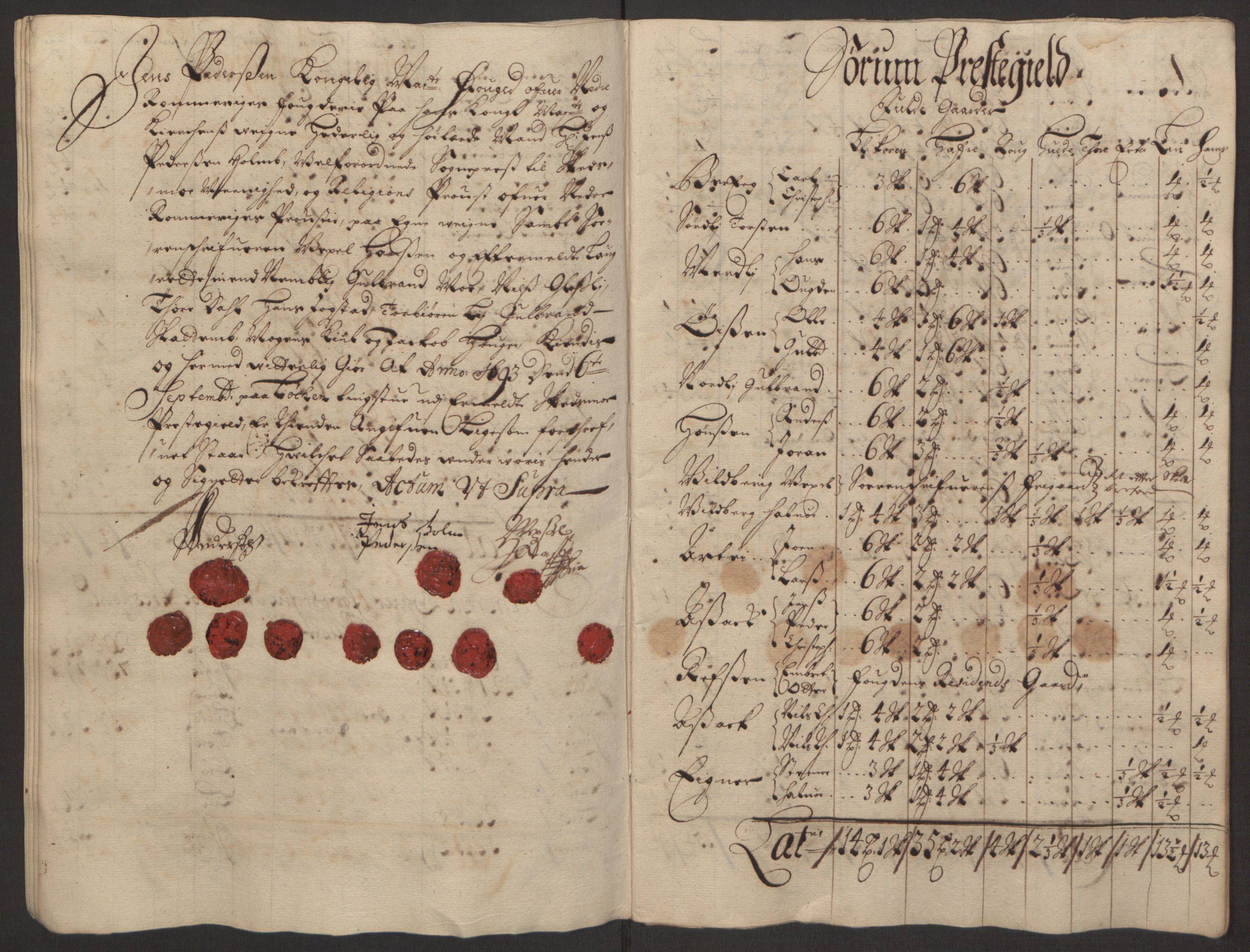 Rentekammeret inntil 1814, Reviderte regnskaper, Fogderegnskap, AV/RA-EA-4092/R11/L0578: Fogderegnskap Nedre Romerike, 1693, p. 48