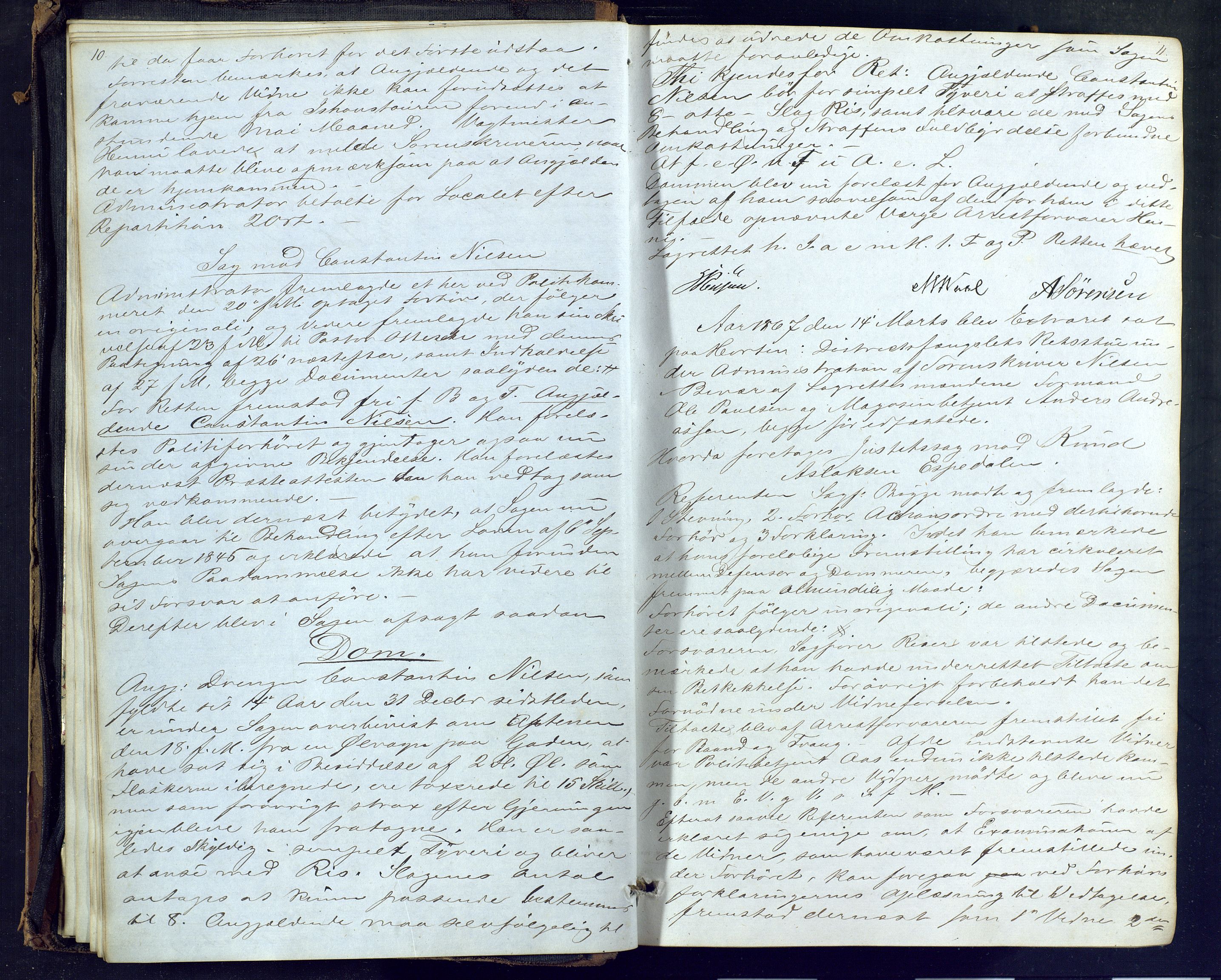 Mellom Jarlsberg sorenskriveri, AV/SAKO-A-132/F/Fb/L0008: Ekstrarettsprotokoll, 1867-1874, p. 10-11