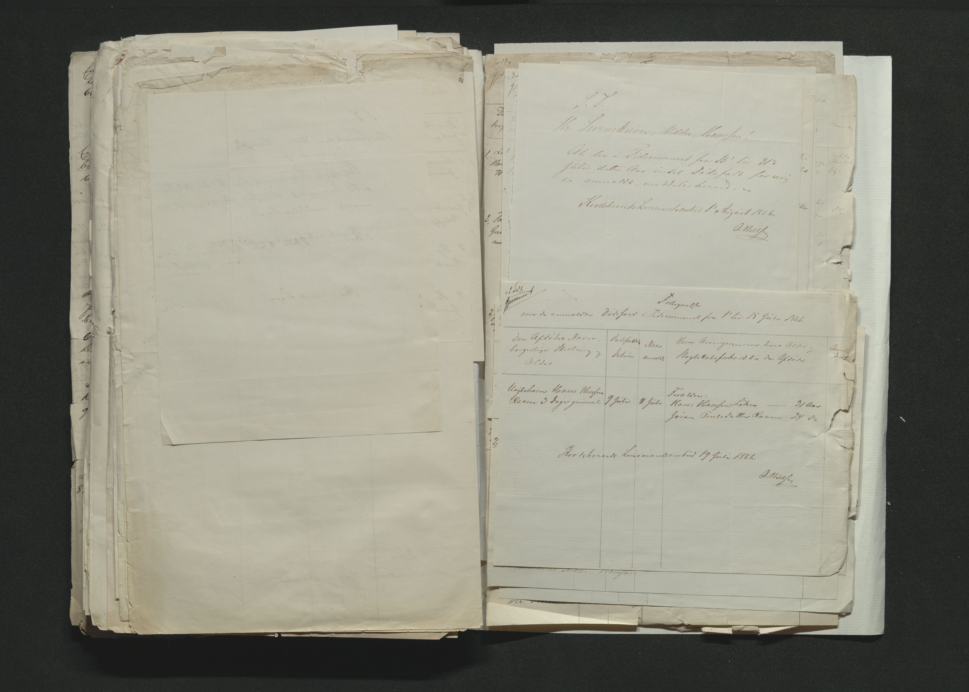 Eiker, Modum og Sigdal sorenskriveri, AV/SAKO-A-123/H/Ha/Hab/L0012: Dødsfallsmeldinger, 1866-1869, p. 153