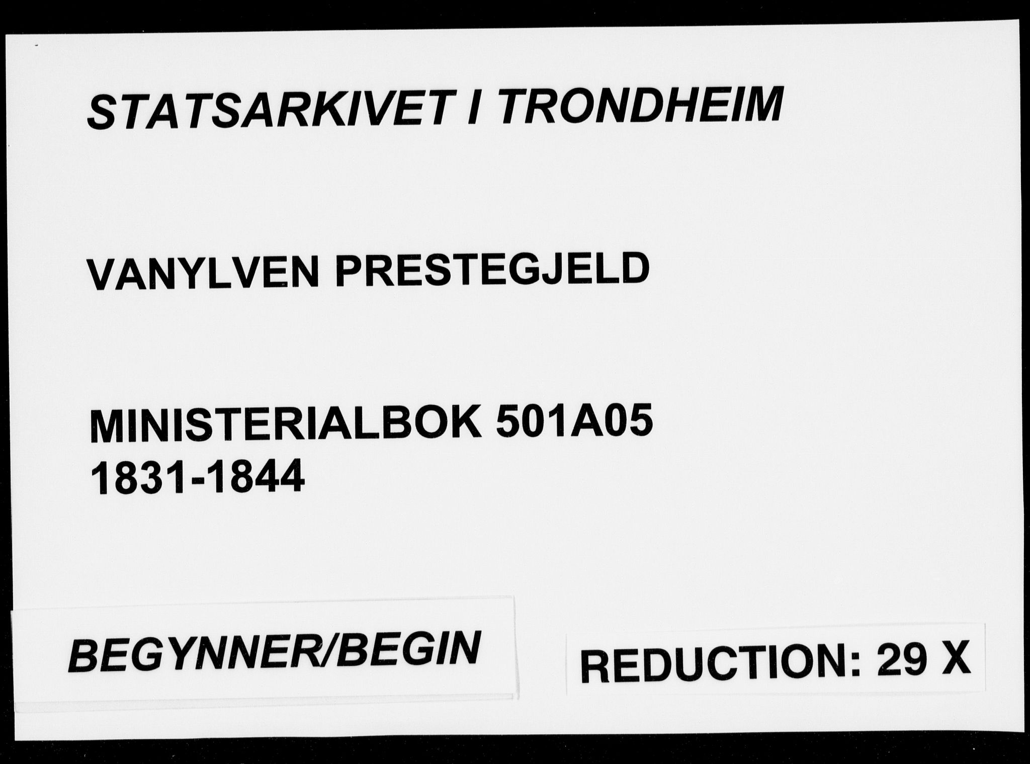 Ministerialprotokoller, klokkerbøker og fødselsregistre - Møre og Romsdal, AV/SAT-A-1454/501/L0005: Parish register (official) no. 501A05, 1831-1844