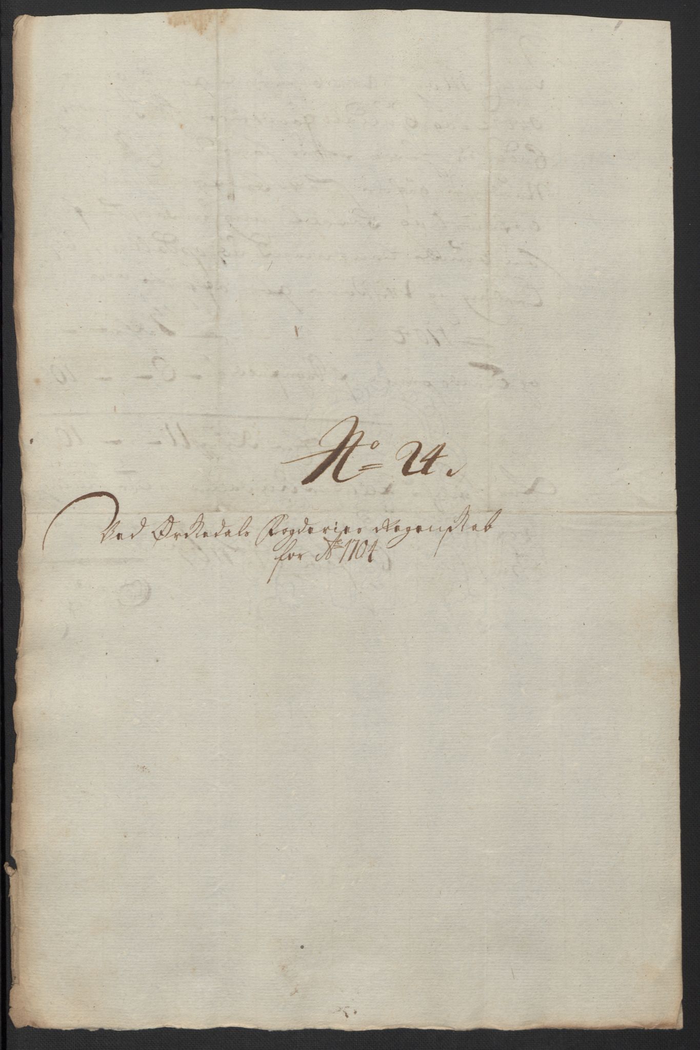 Rentekammeret inntil 1814, Reviderte regnskaper, Fogderegnskap, RA/EA-4092/R60/L3954: Fogderegnskap Orkdal og Gauldal, 1704, p. 204