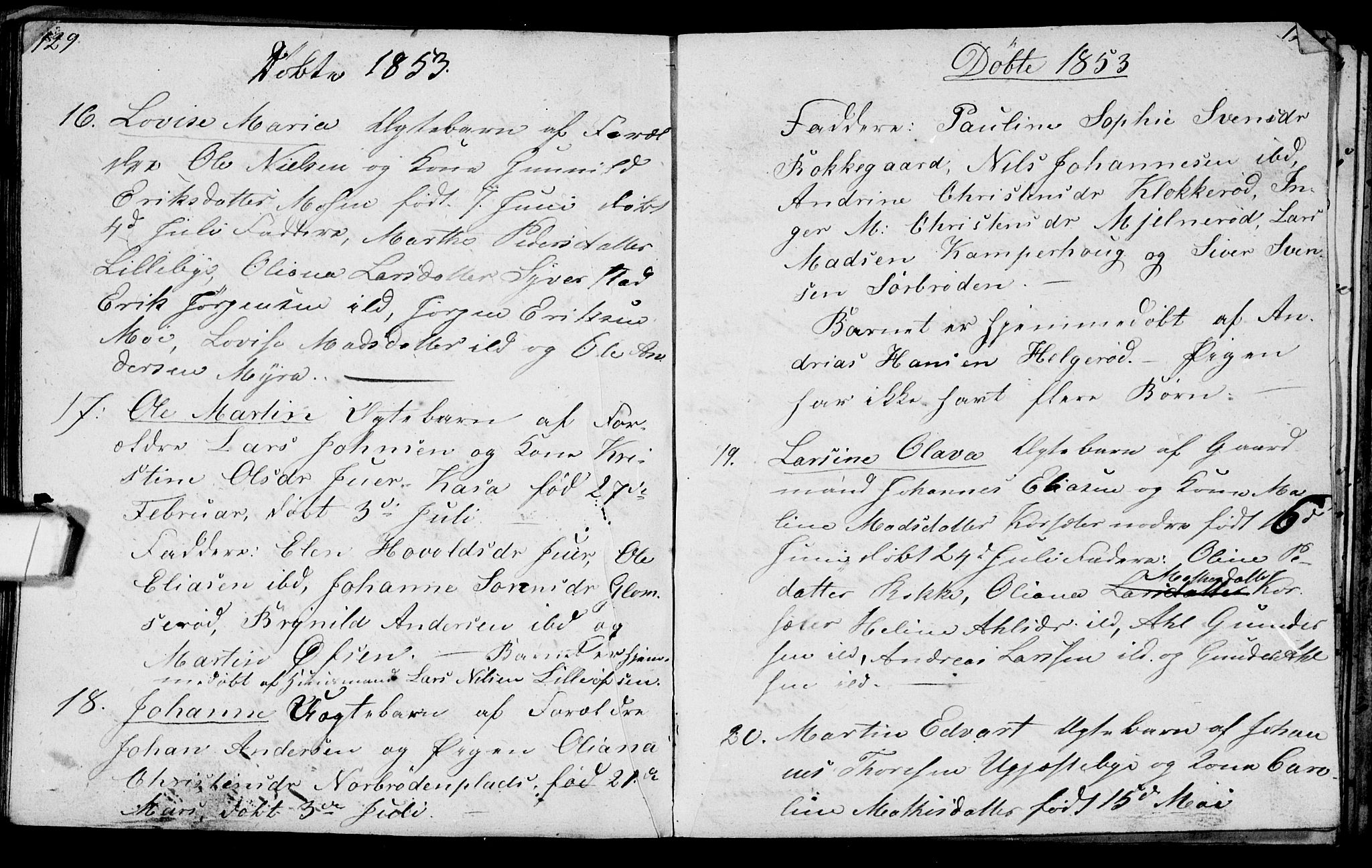 Berg prestekontor Kirkebøker, AV/SAO-A-10902/G/Gc/L0001: Parish register (copy) no. III 1, 1844-1855, p. 129-130