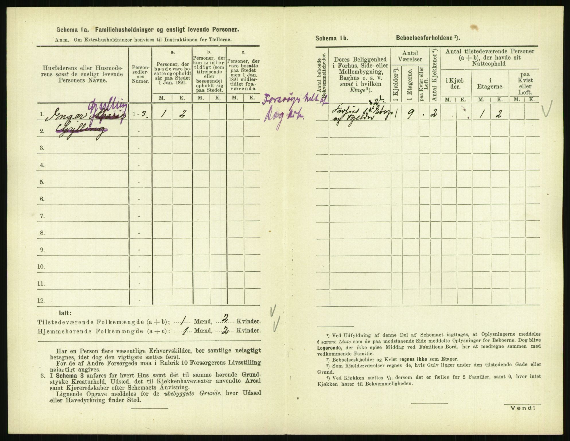 RA, 1891 census for 0801 Kragerø, 1891, p. 629