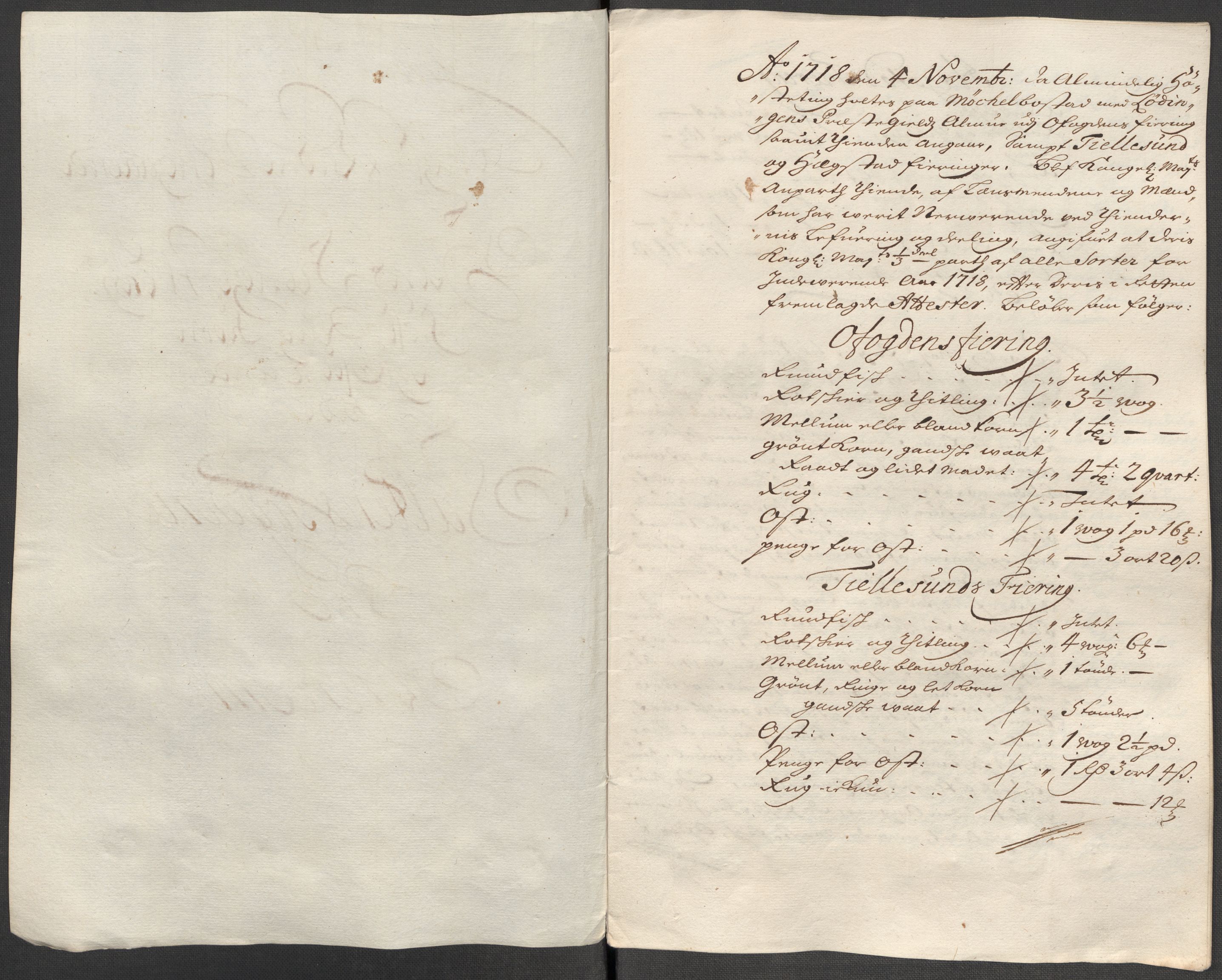 Rentekammeret inntil 1814, Reviderte regnskaper, Fogderegnskap, AV/RA-EA-4092/R66/L4588: Fogderegnskap Salten, 1718, p. 288