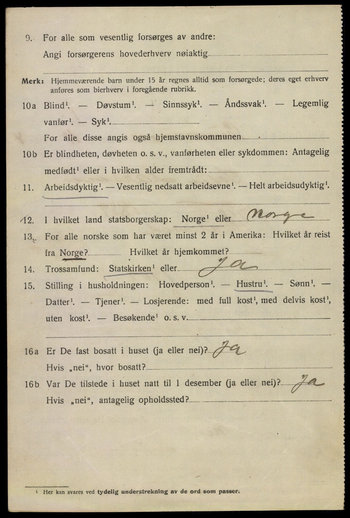 SAO, 1920 census for Kristiania, 1920, p. 261298