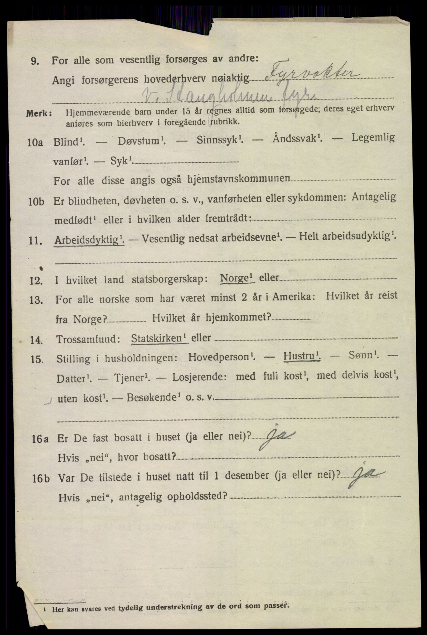 SAK, 1920 census for Søndeled, 1920, p. 3690