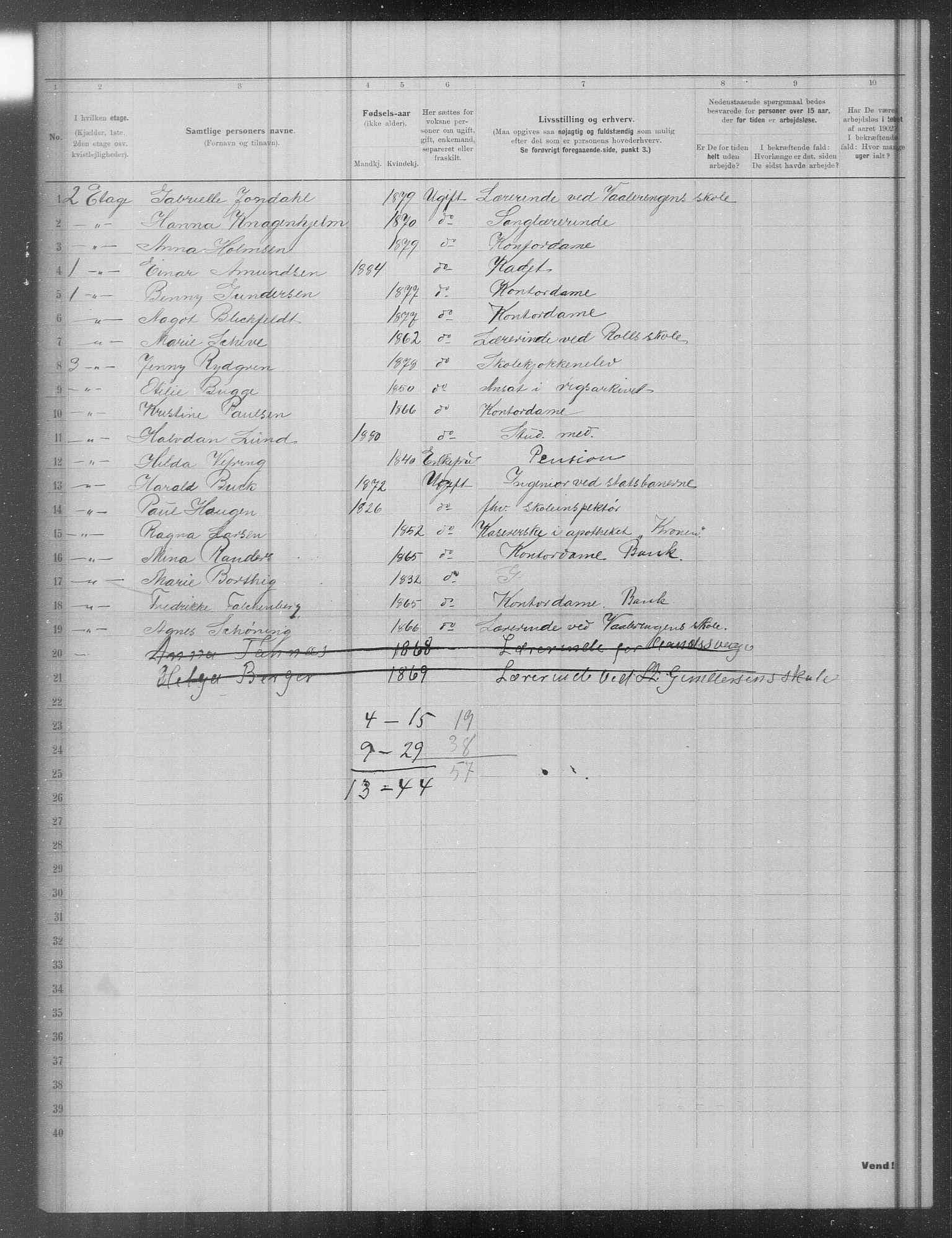 OBA, Municipal Census 1902 for Kristiania, 1902, p. 17907