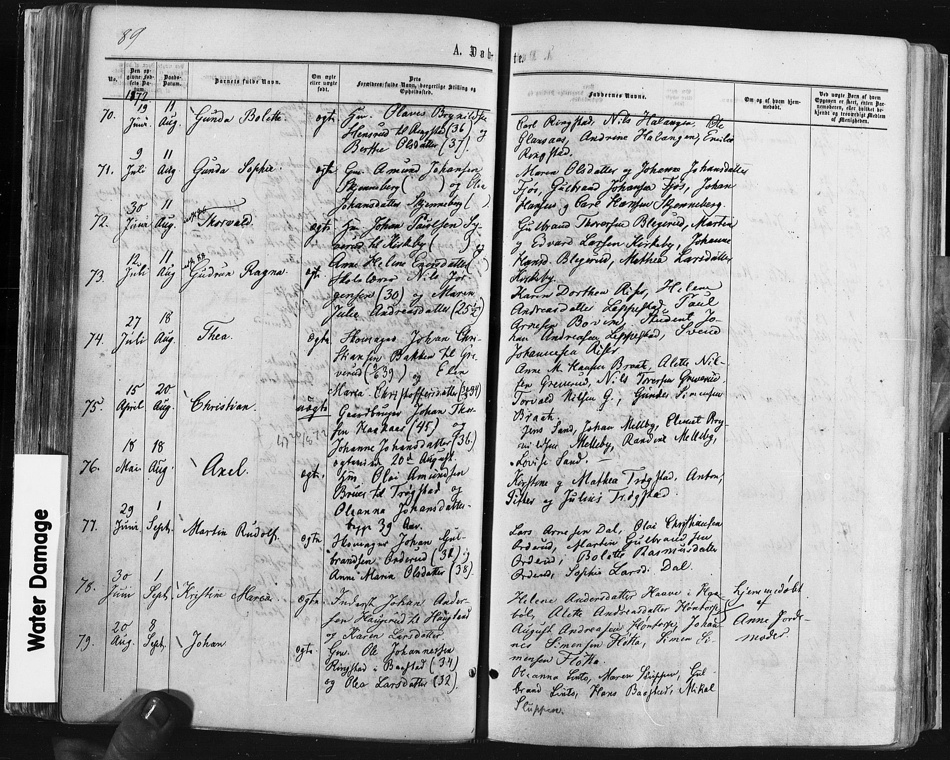 Trøgstad prestekontor Kirkebøker, AV/SAO-A-10925/F/Fa/L0009: Parish register (official) no. I 9, 1865-1877, p. 89