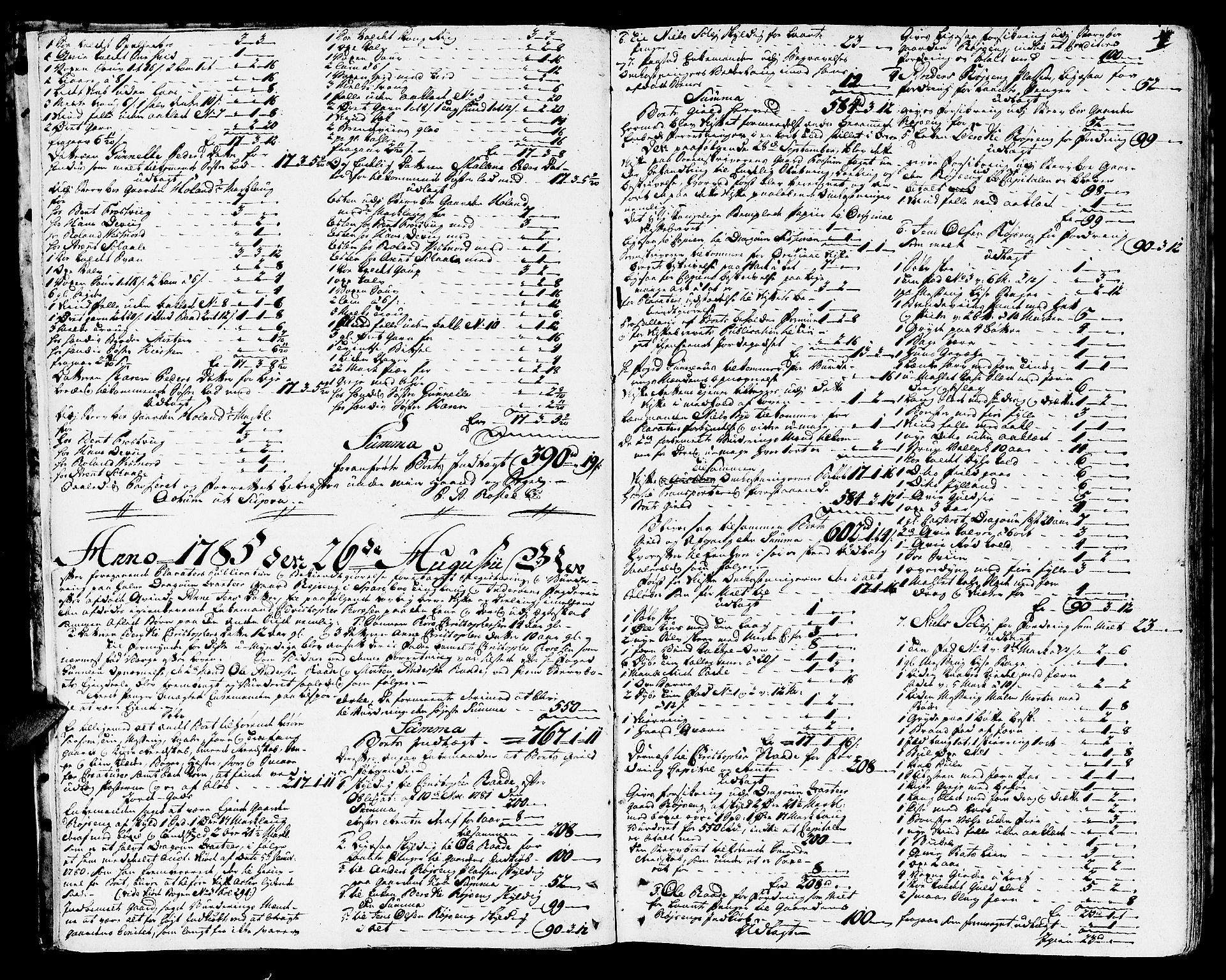 Inderøy sorenskriveri, AV/SAT-A-4147/1/3/3A/L0014: Skifteprotokoll, 1785-1796, p. 3b-4a