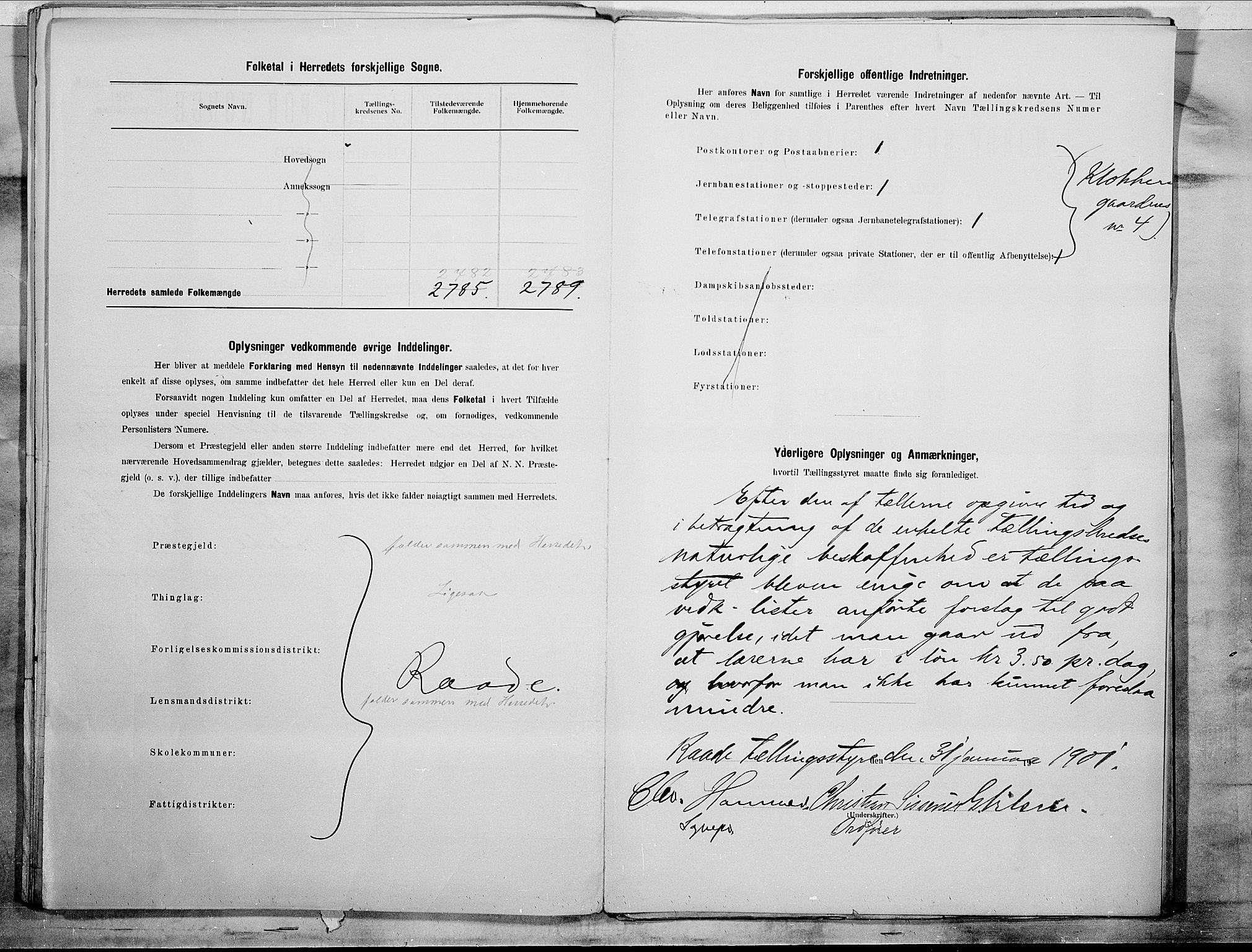 SAO, 1900 census for Råde, 1900, p. 3
