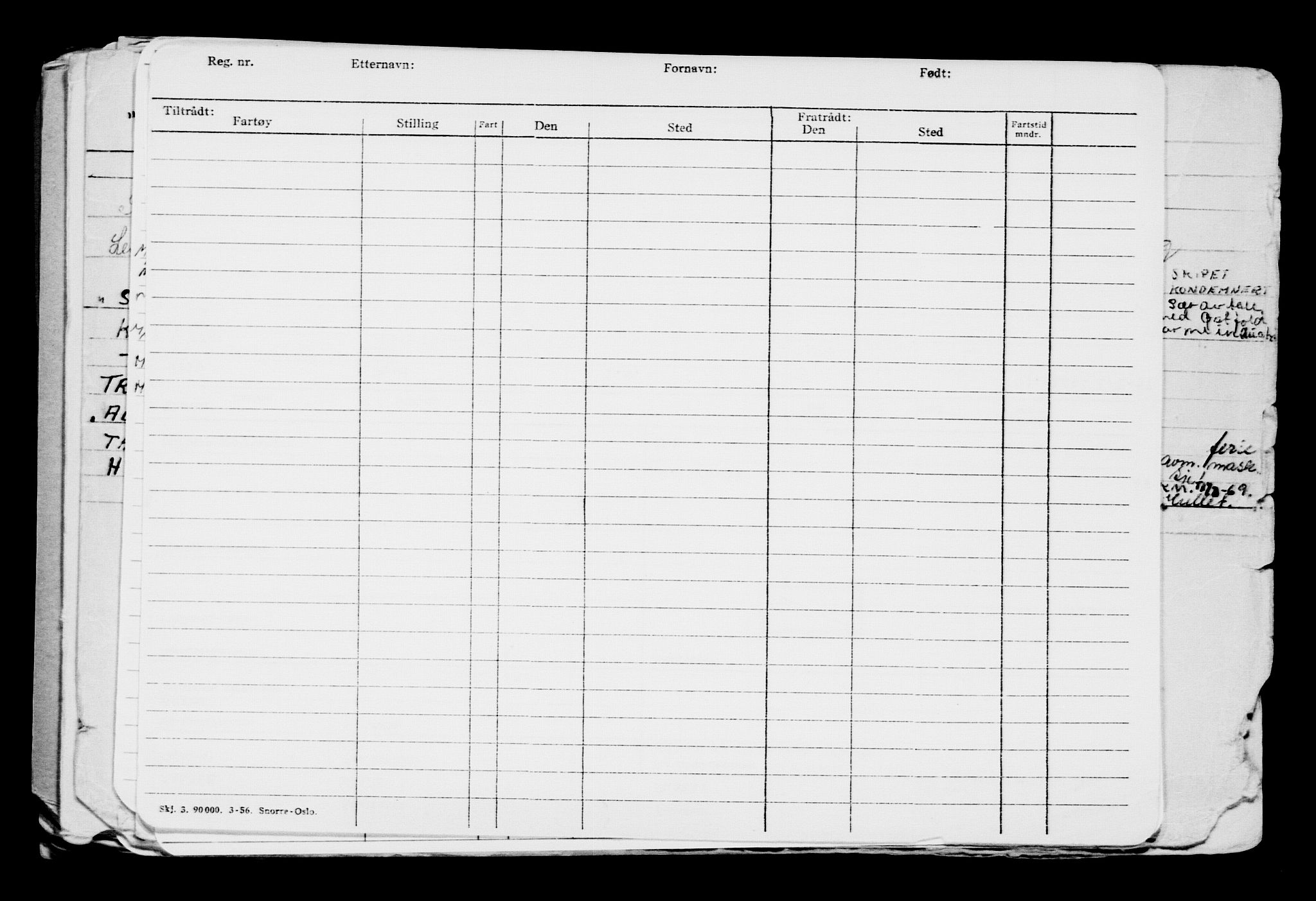 Direktoratet for sjømenn, AV/RA-S-3545/G/Gb/L0094: Hovedkort, 1911, p. 198