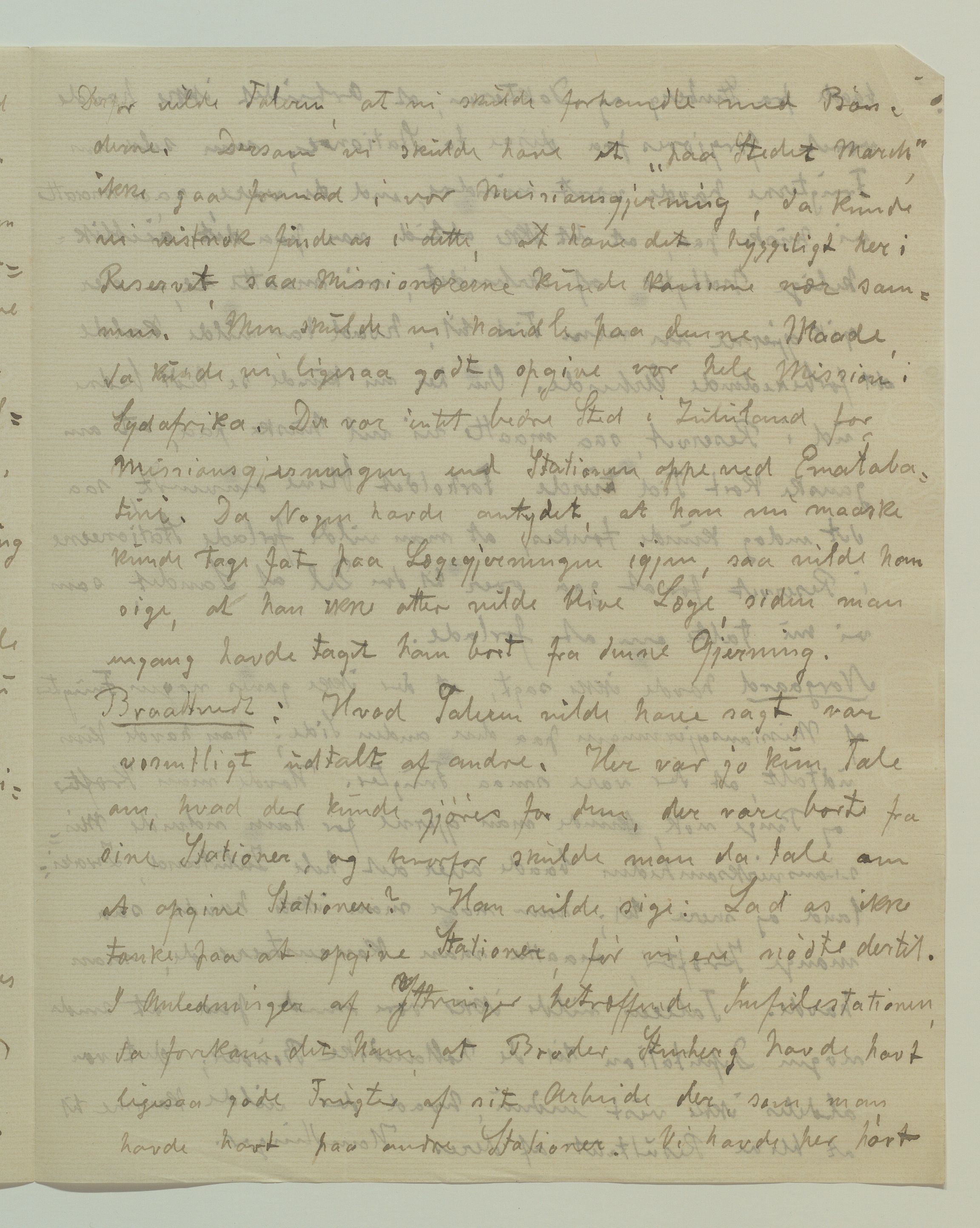 Det Norske Misjonsselskap - hovedadministrasjonen, VID/MA-A-1045/D/Da/Daa/L0036/0008: Konferansereferat og årsberetninger / Konferansereferat fra Sør-Afrika., 1884