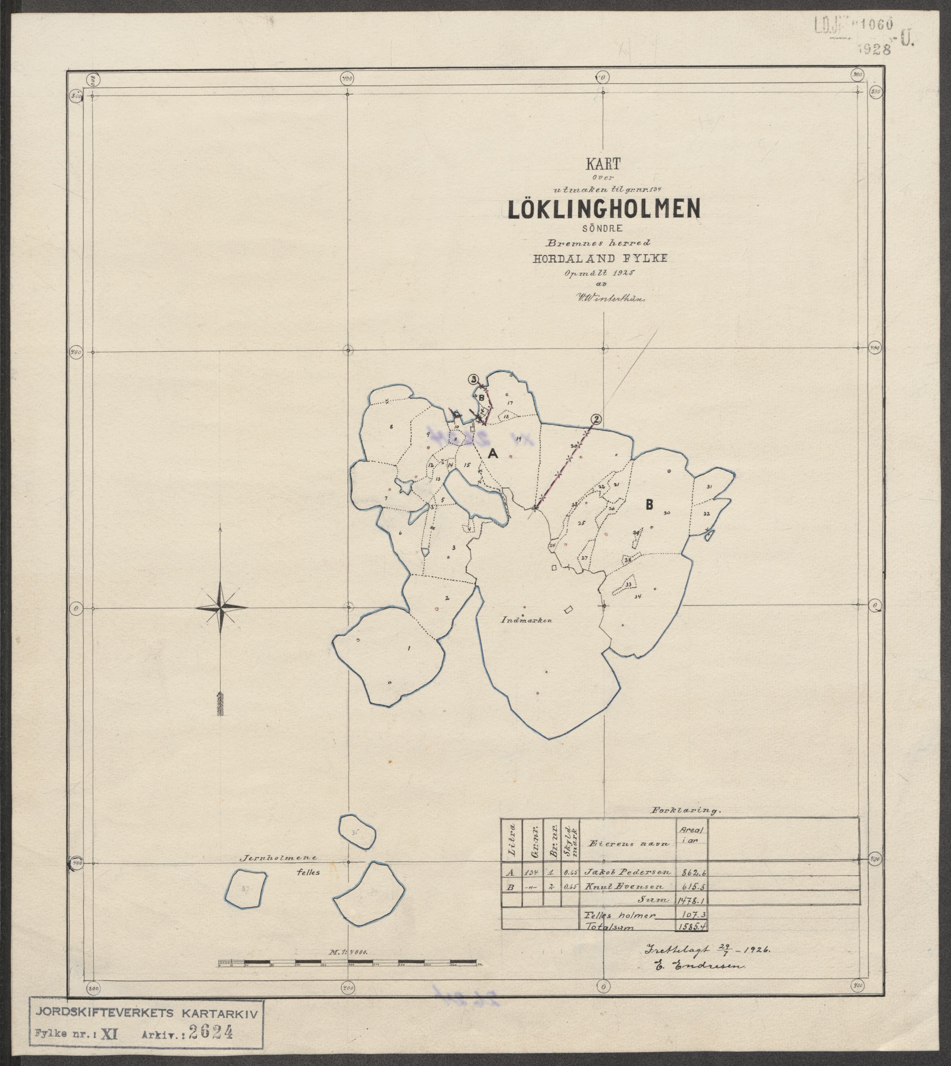 Jordskifteverkets kartarkiv, RA/S-3929/T, 1859-1988, p. 2953