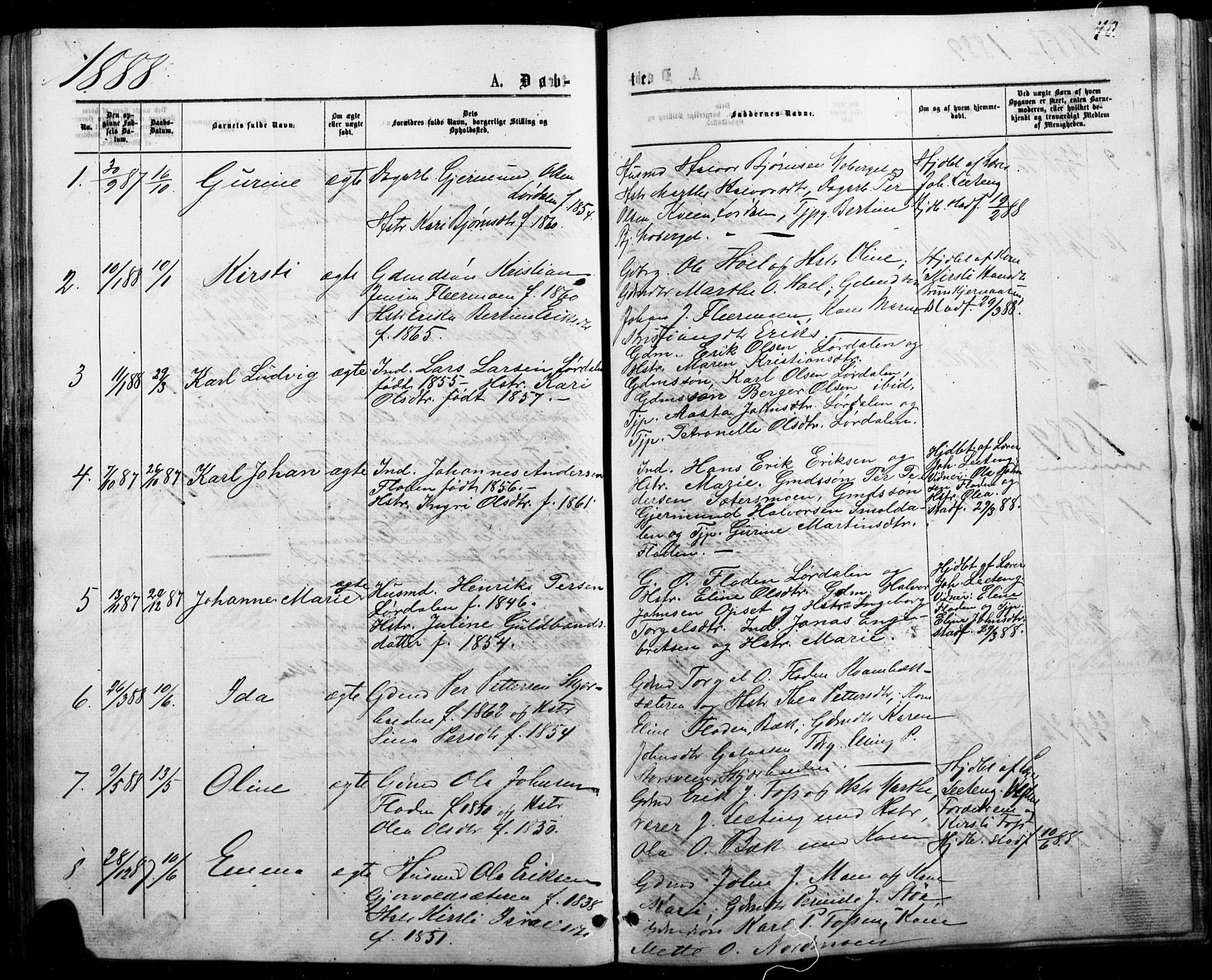 Trysil prestekontor, AV/SAH-PREST-046/H/Ha/Haa/L0010: Parish register (official) no. 10, 1872-1895, p. 40