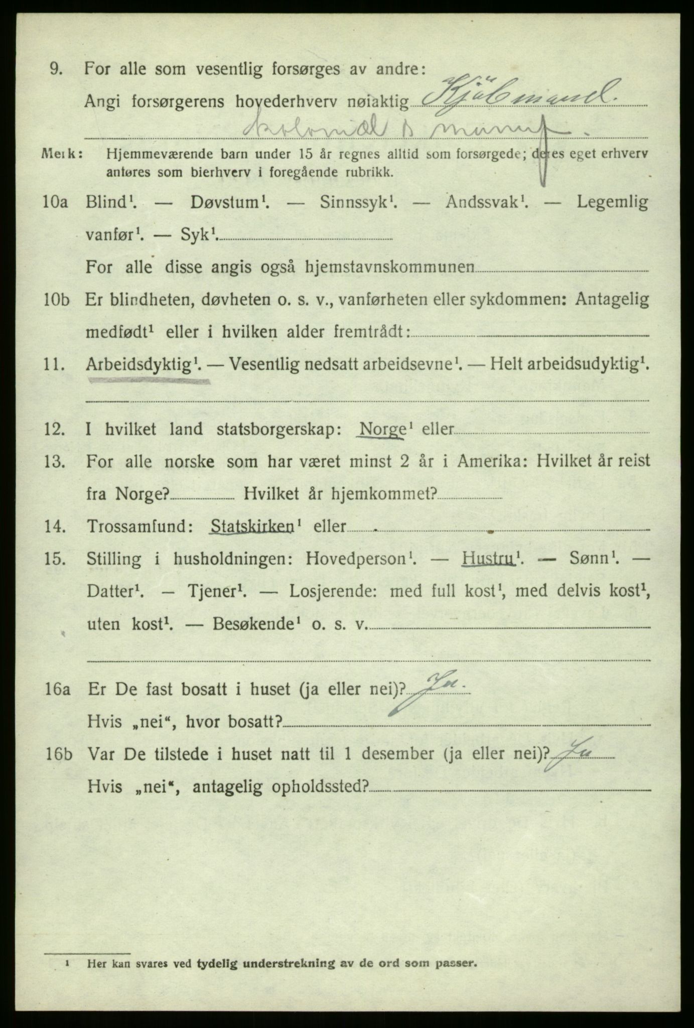 SAO, 1920 census for Borge, 1920, p. 4944