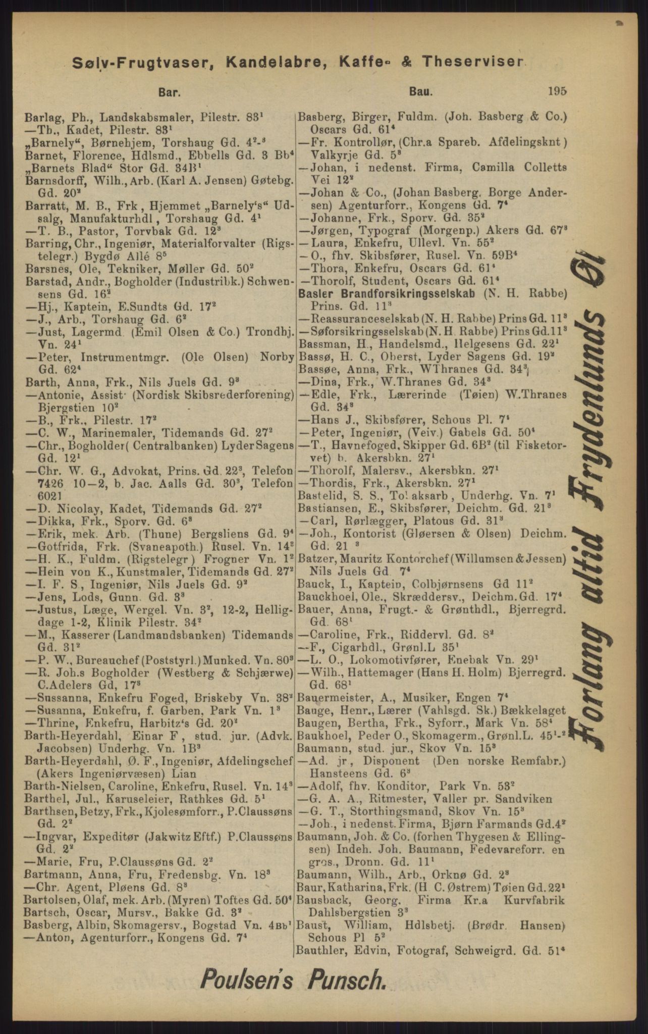 Kristiania/Oslo adressebok, PUBL/-, 1902, p. 195