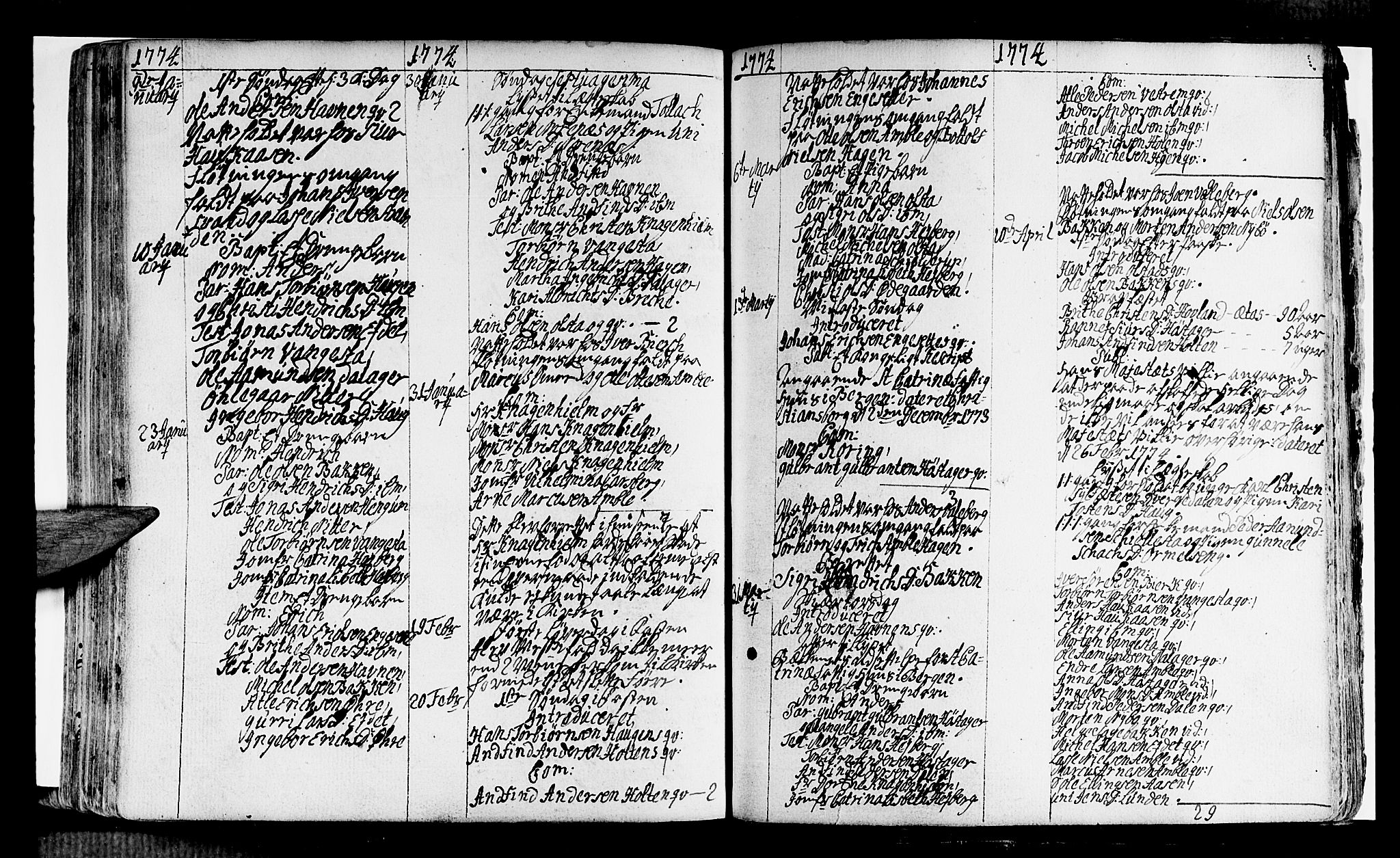 Sogndal sokneprestembete, SAB/A-81301/H/Haa/Haaa/L0004: Parish register (official) no. A 4, 1747-1782