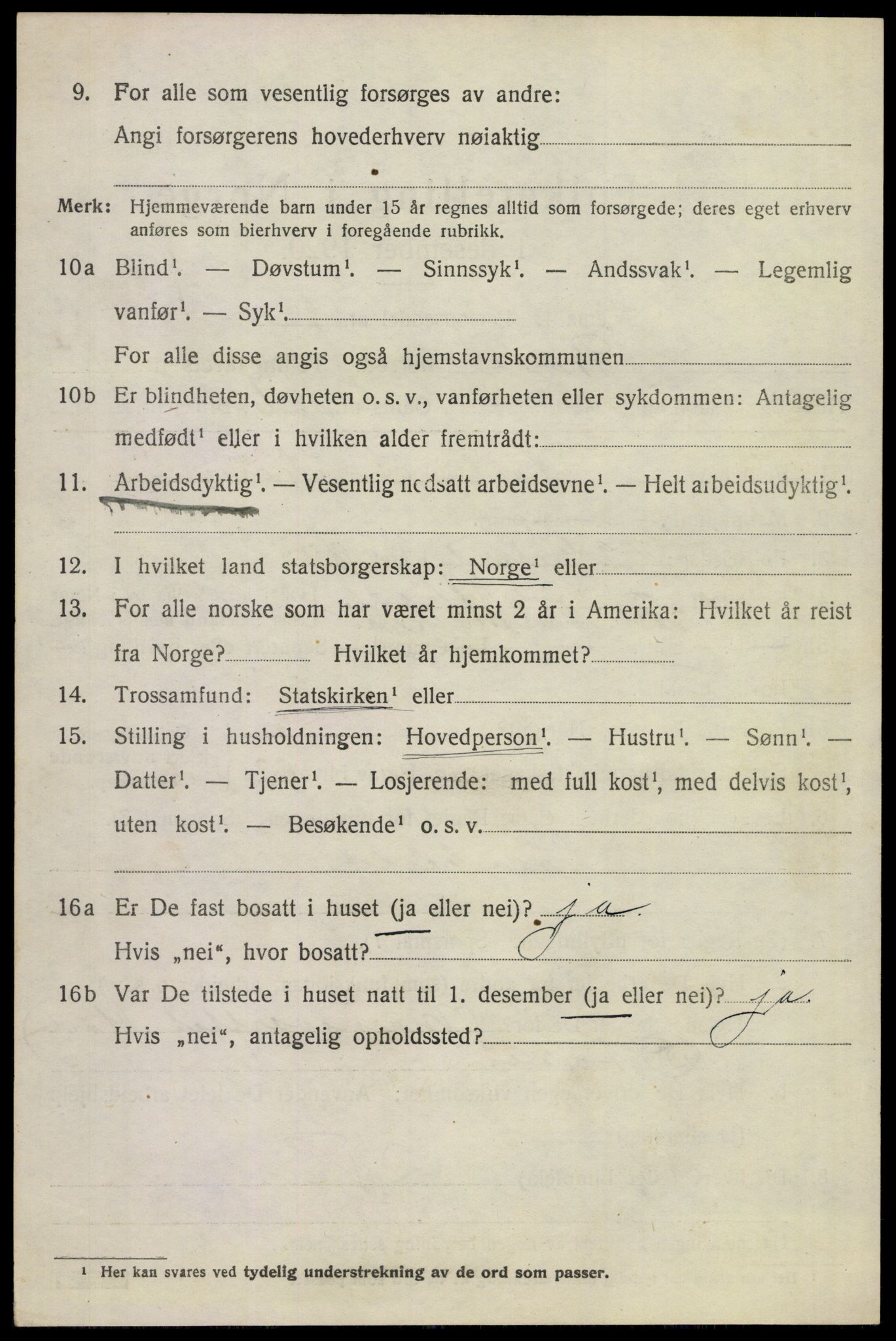 SAKO, 1920 census for Borre, 1920, p. 1439