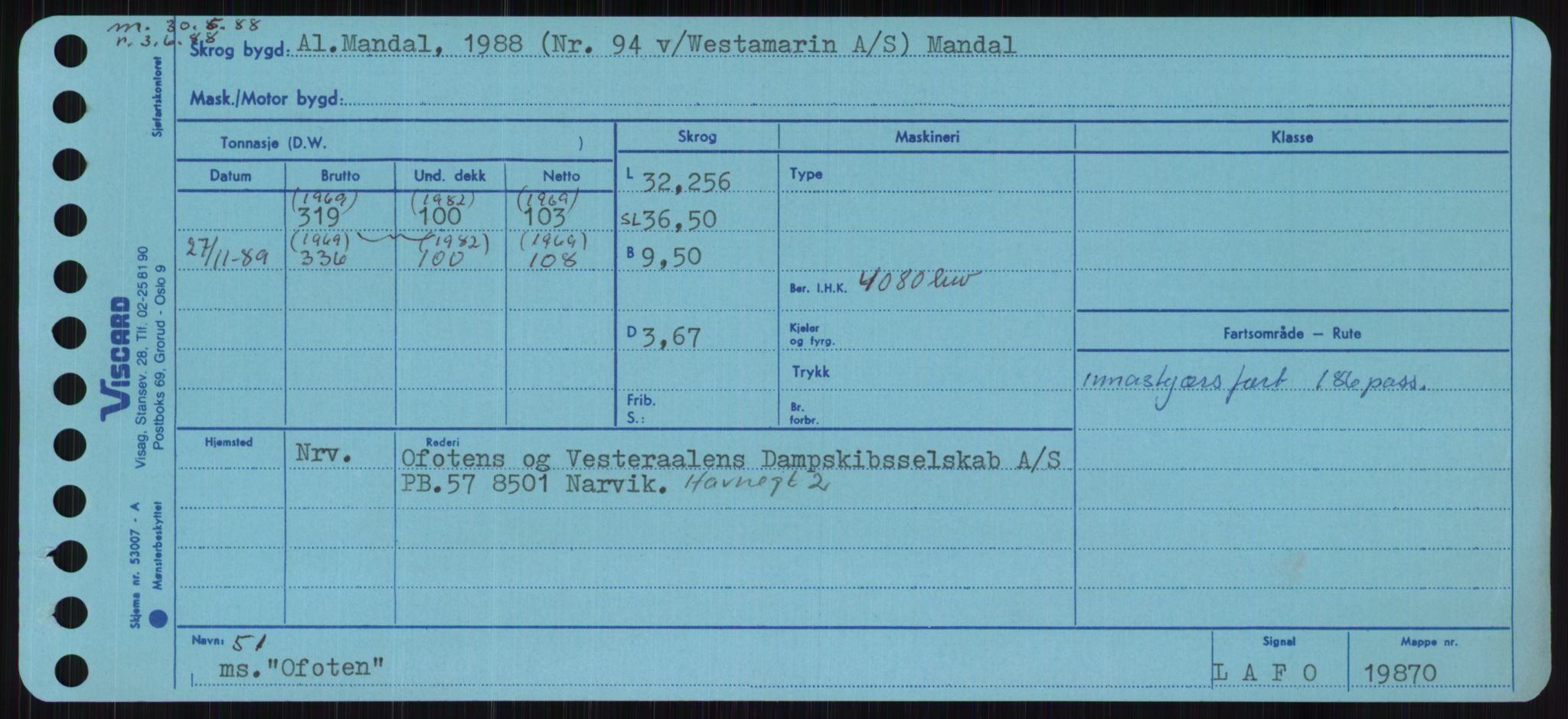 Sjøfartsdirektoratet med forløpere, Skipsmålingen, RA/S-1627/H/Ha/L0004/0002: Fartøy, Mas-R / Fartøy, Odin-R, p. 15