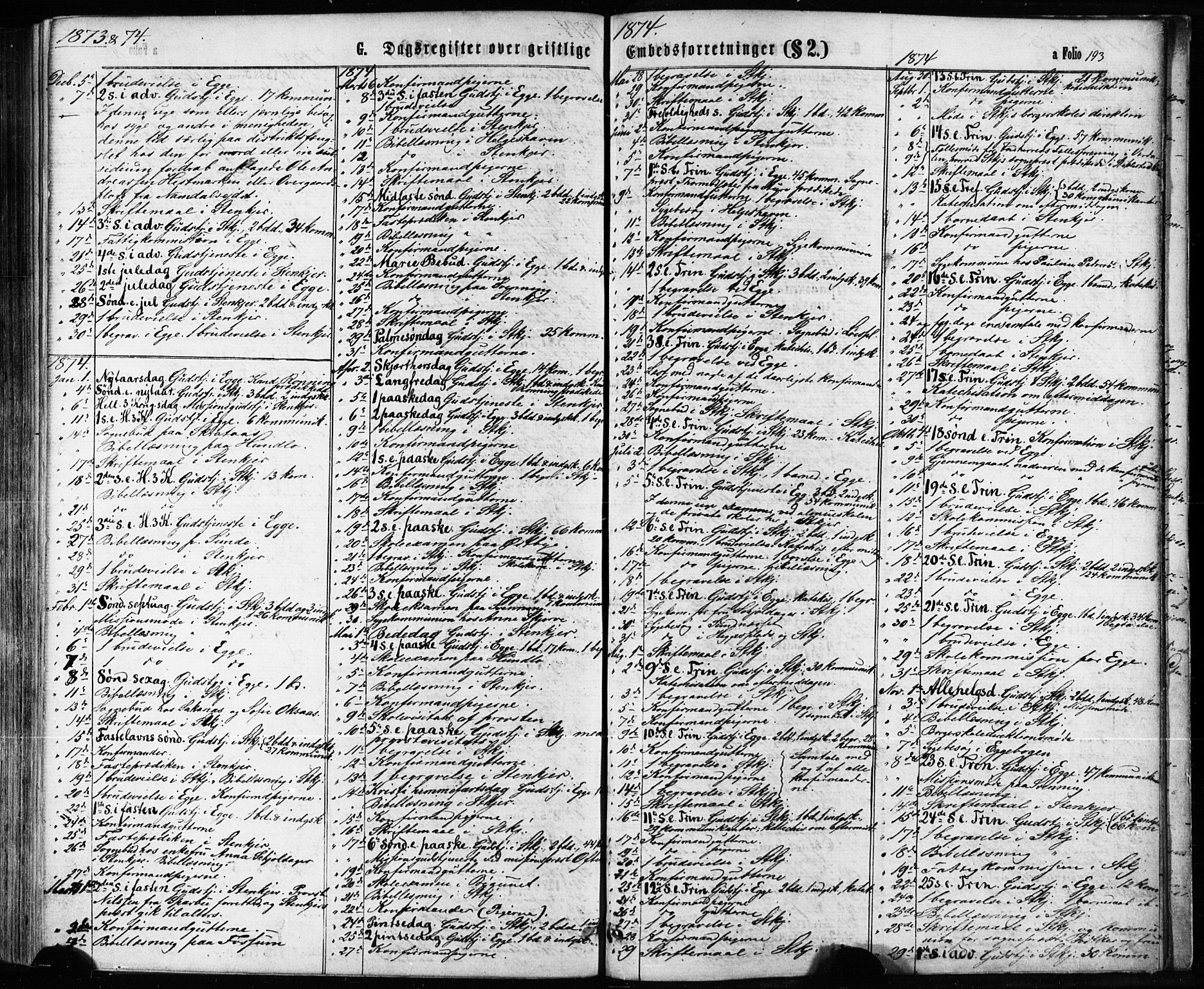Ministerialprotokoller, klokkerbøker og fødselsregistre - Nord-Trøndelag, SAT/A-1458/739/L0370: Parish register (official) no. 739A02, 1868-1881, p. 193