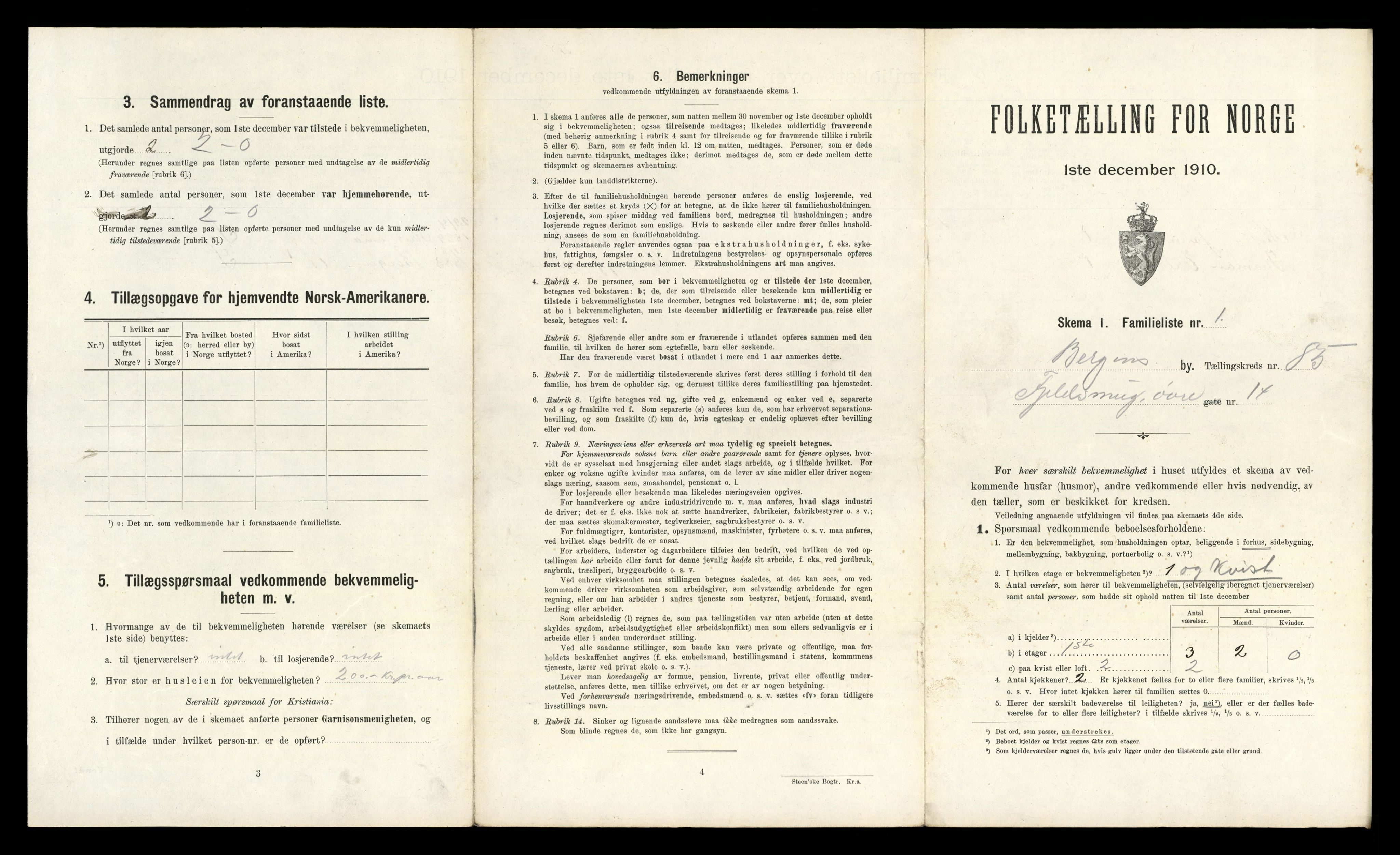 RA, 1910 census for Bergen, 1910, p. 30089