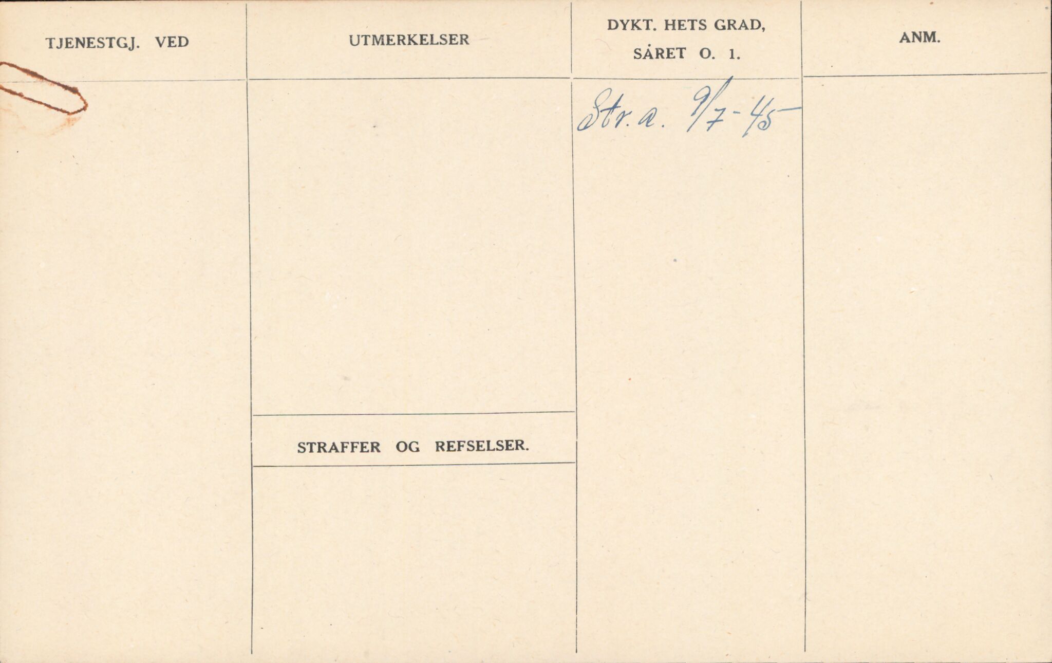 Forsvaret, Forsvarets overkommando/Luftforsvarsstaben, AV/RA-RAFA-4079/P/Pa/L0052: Personellpapirer, 1917, p. 189