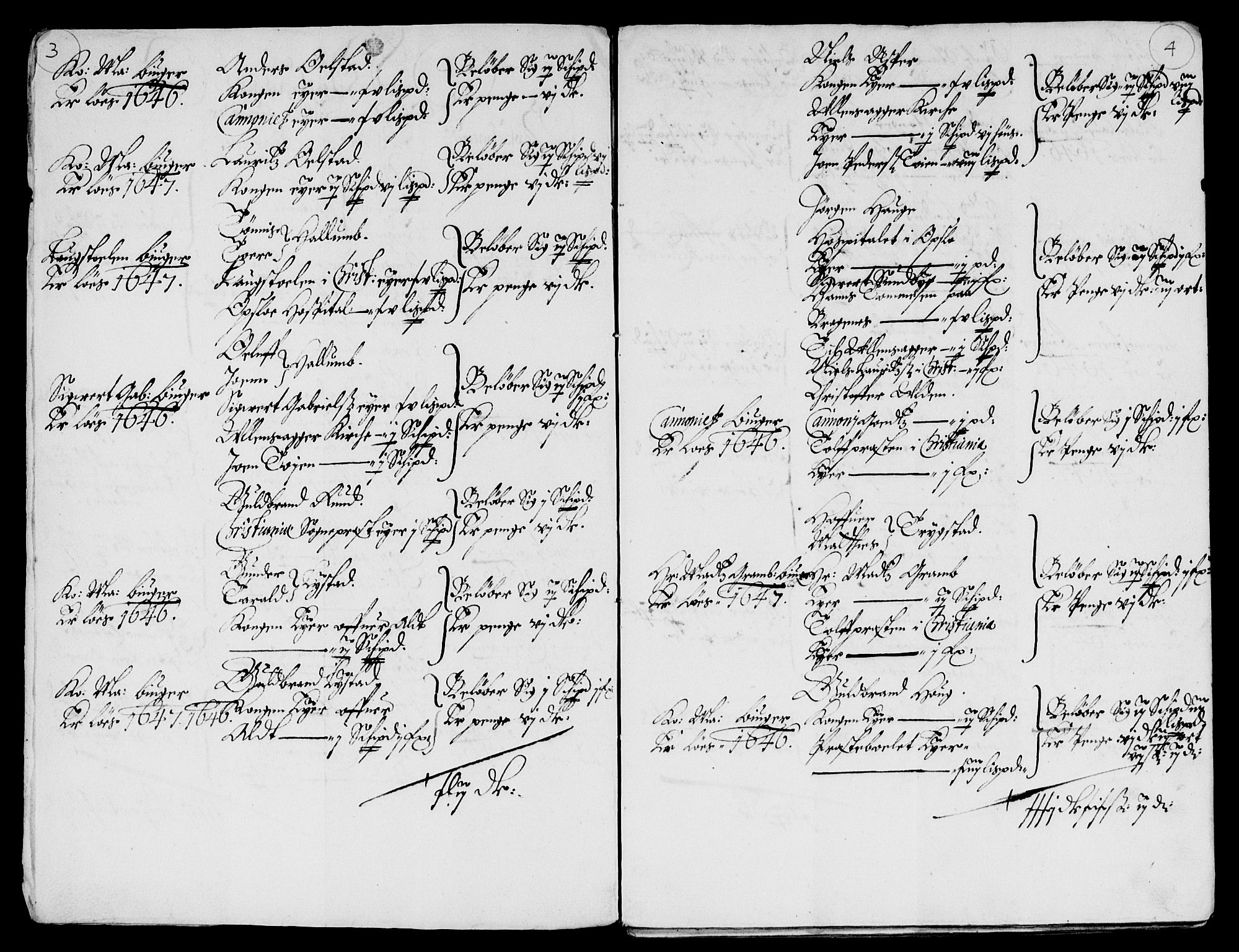 Rentekammeret inntil 1814, Reviderte regnskaper, Lensregnskaper, AV/RA-EA-5023/R/Rb/Rba/L0192: Akershus len, 1647