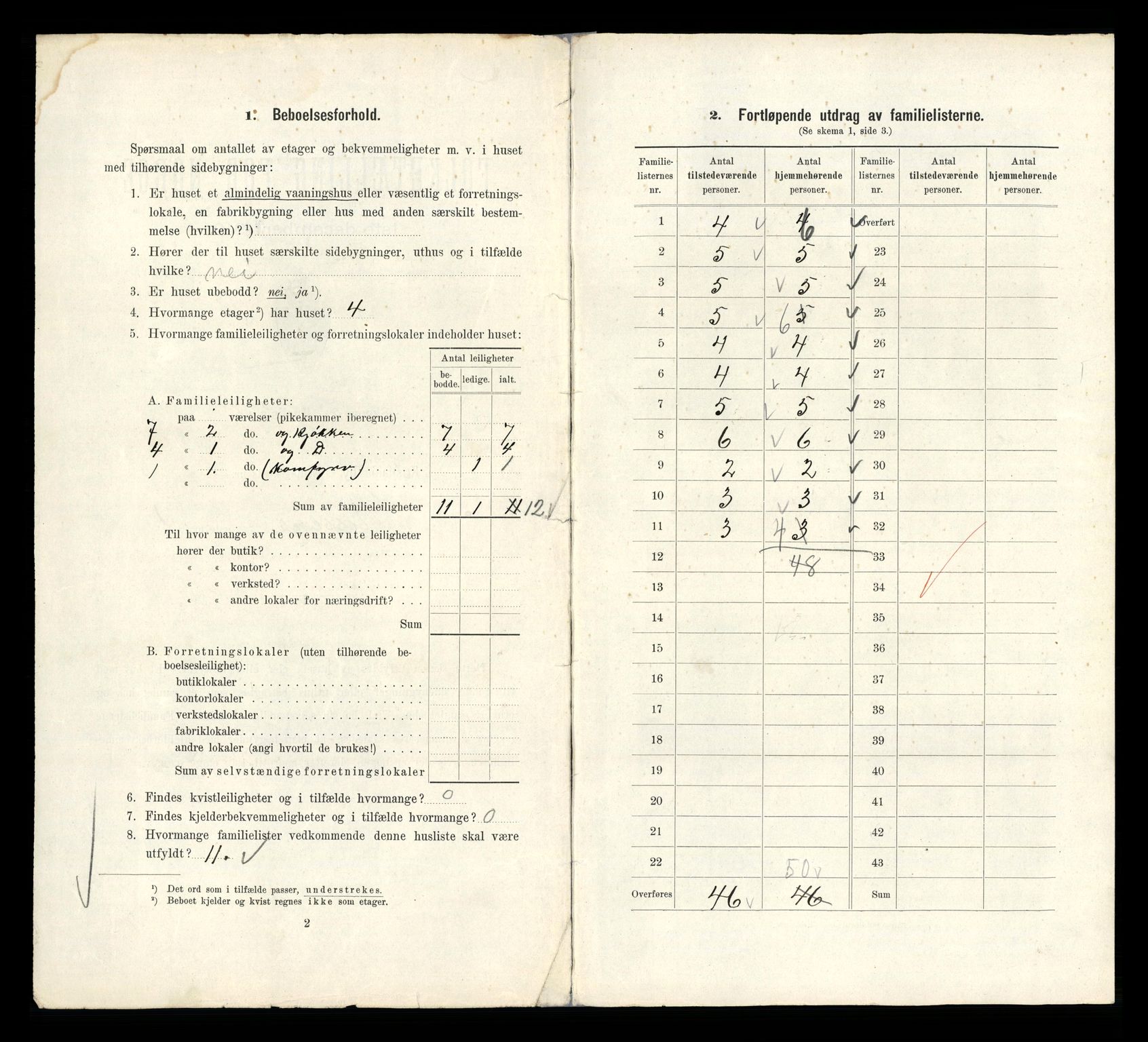 RA, 1910 census for Kristiania, 1910, p. 69300