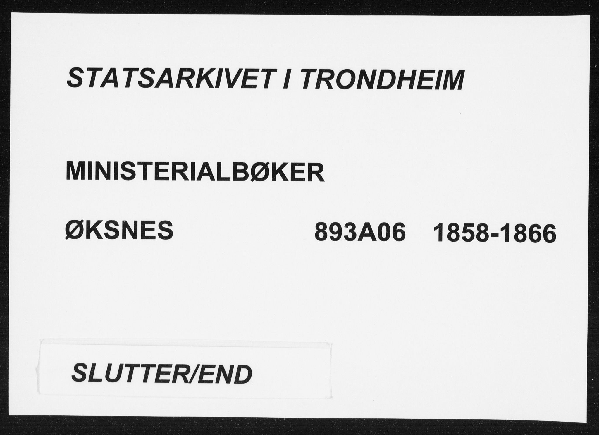 Ministerialprotokoller, klokkerbøker og fødselsregistre - Nordland, AV/SAT-A-1459/893/L1333: Parish register (official) no. 893A06, 1858-1866