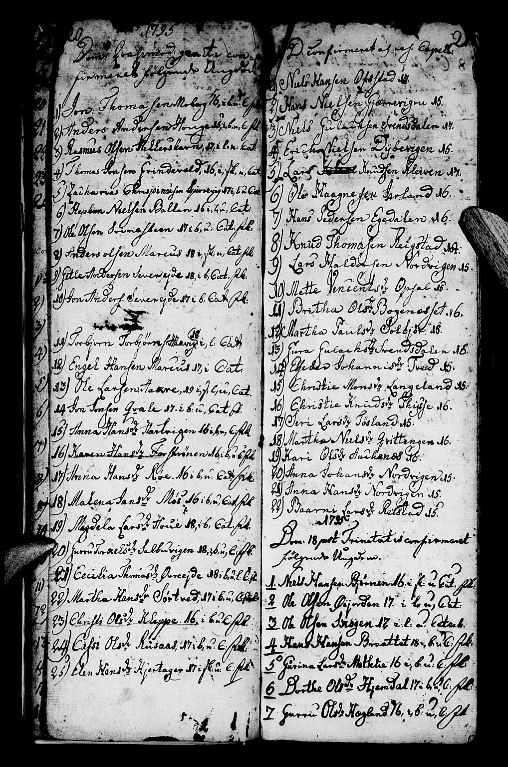 Os sokneprestembete, SAB/A-99929: Parish register (official) no. A 13, 1783-1810, p. 20-21