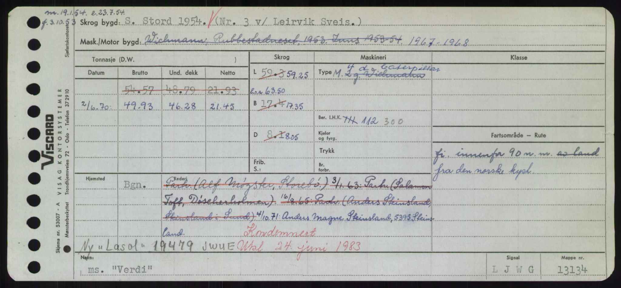 Sjøfartsdirektoratet med forløpere, Skipsmålingen, AV/RA-S-1627/H/Hd/L0040: Fartøy, U-Ve, p. 513