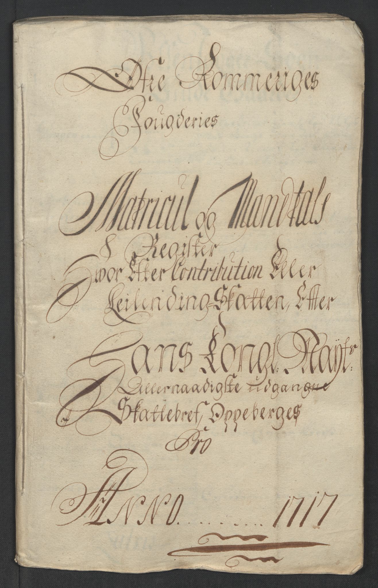 Rentekammeret inntil 1814, Reviderte regnskaper, Fogderegnskap, RA/EA-4092/R12/L0726: Fogderegnskap Øvre Romerike, 1717, p. 22